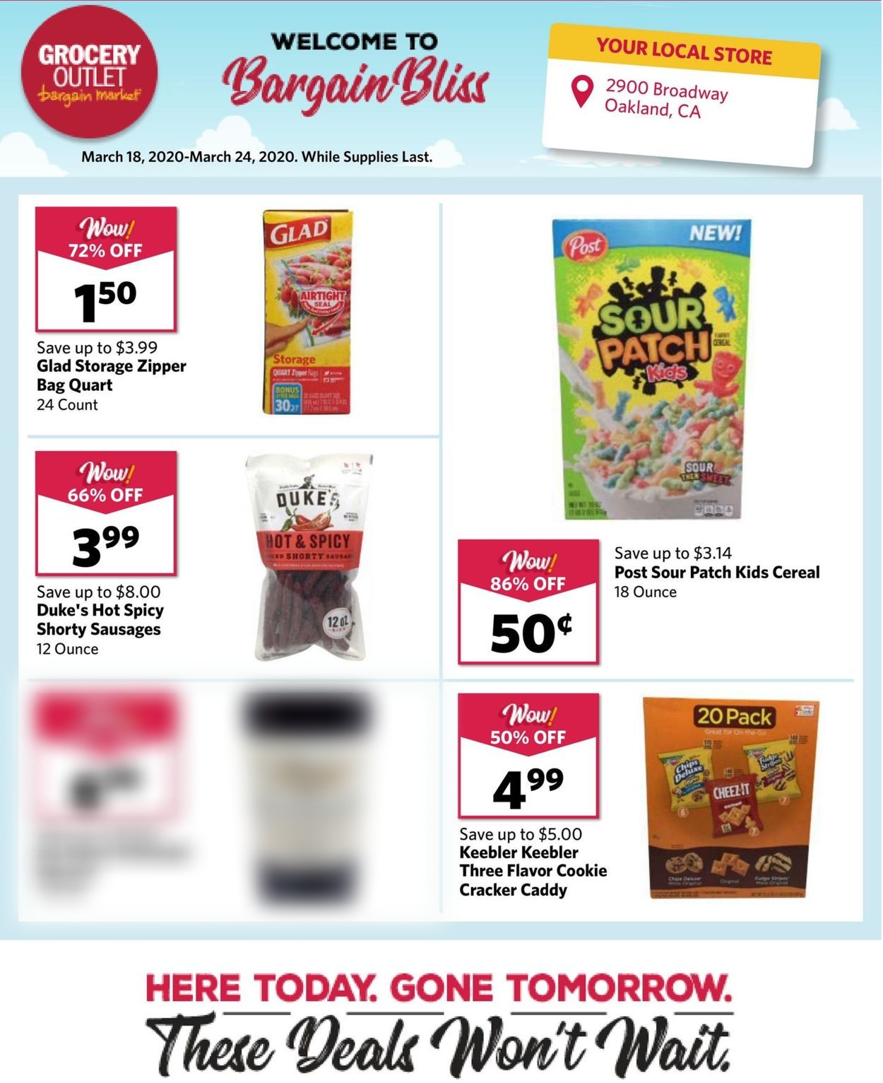 Grocery Outlet Weekly Ad Circular - valid 03/18-03/24/2020