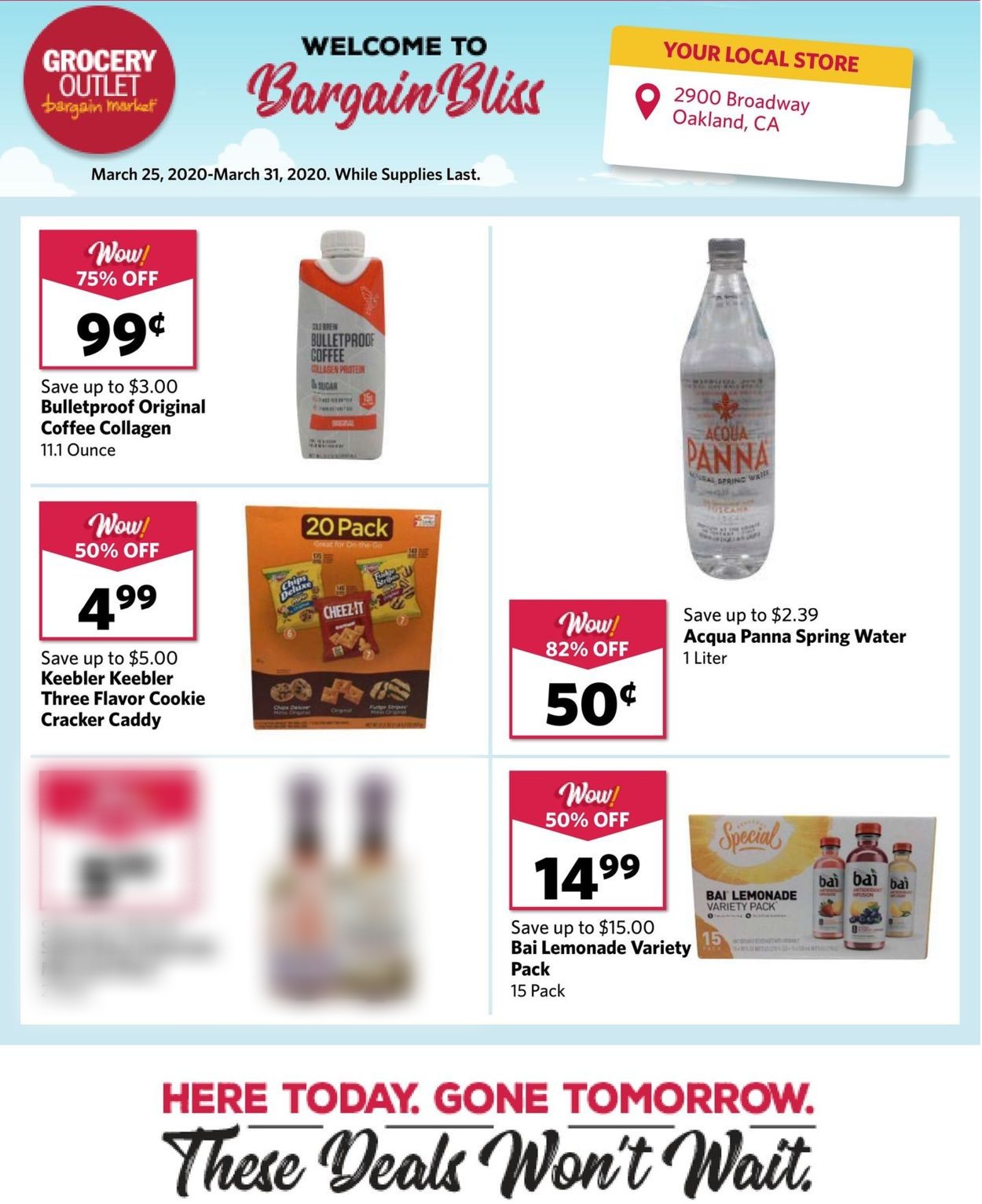 Grocery Outlet Weekly Ad Circular - valid 03/25-03/31/2020