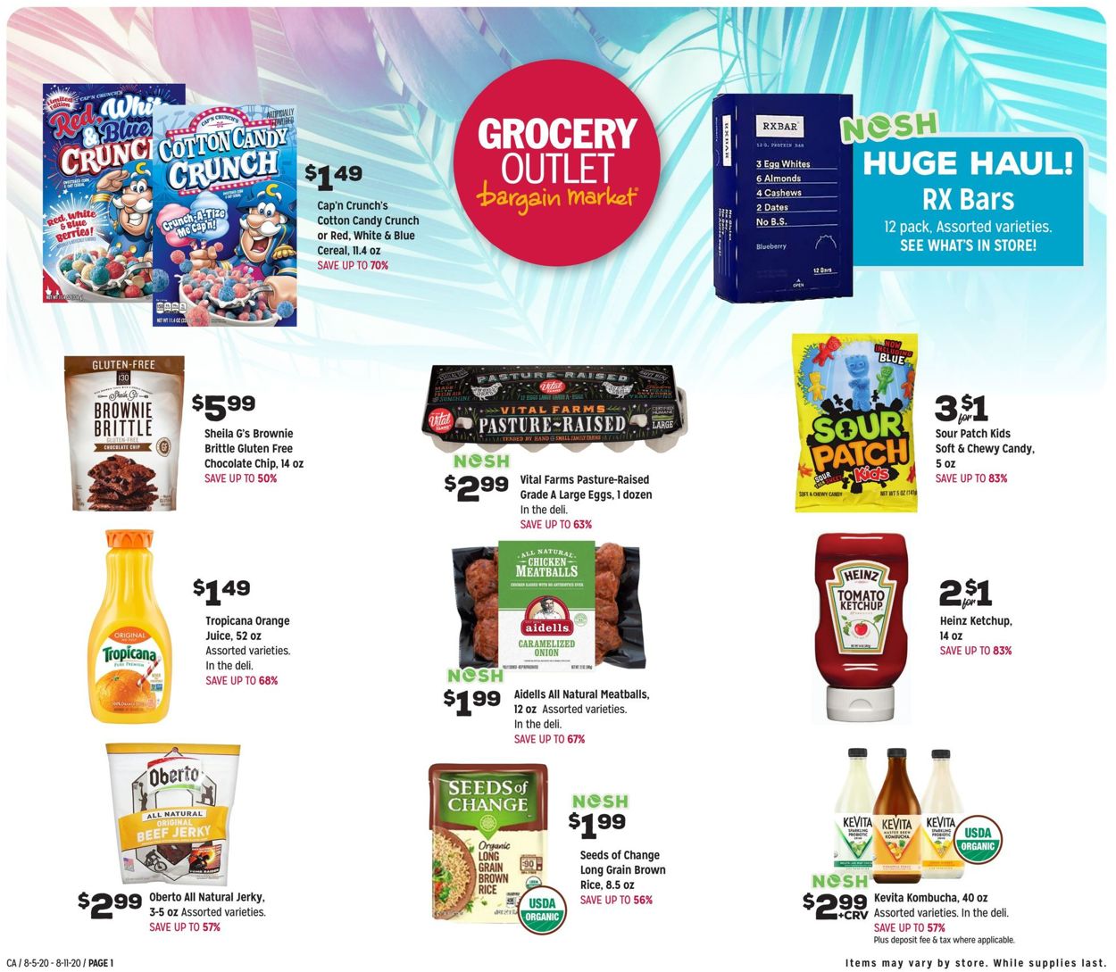 Grocery Outlet Weekly Ad Circular - valid 08/05-08/11/2020
