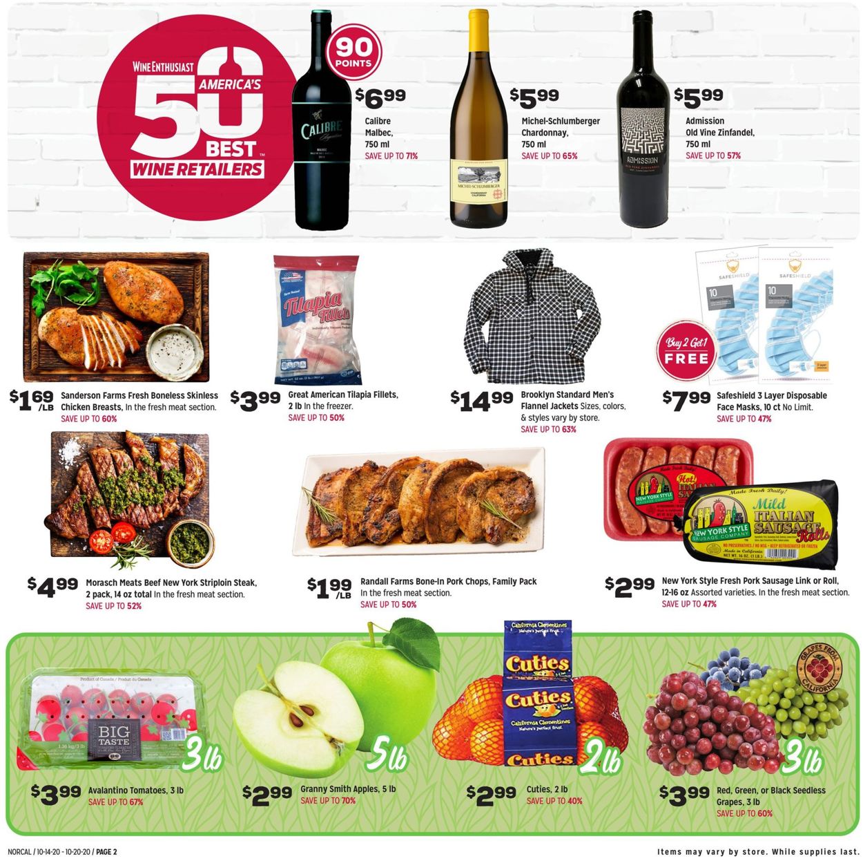 Grocery Outlet Weekly Ad Circular - valid 10/14-10/20/2020 (Page 2)
