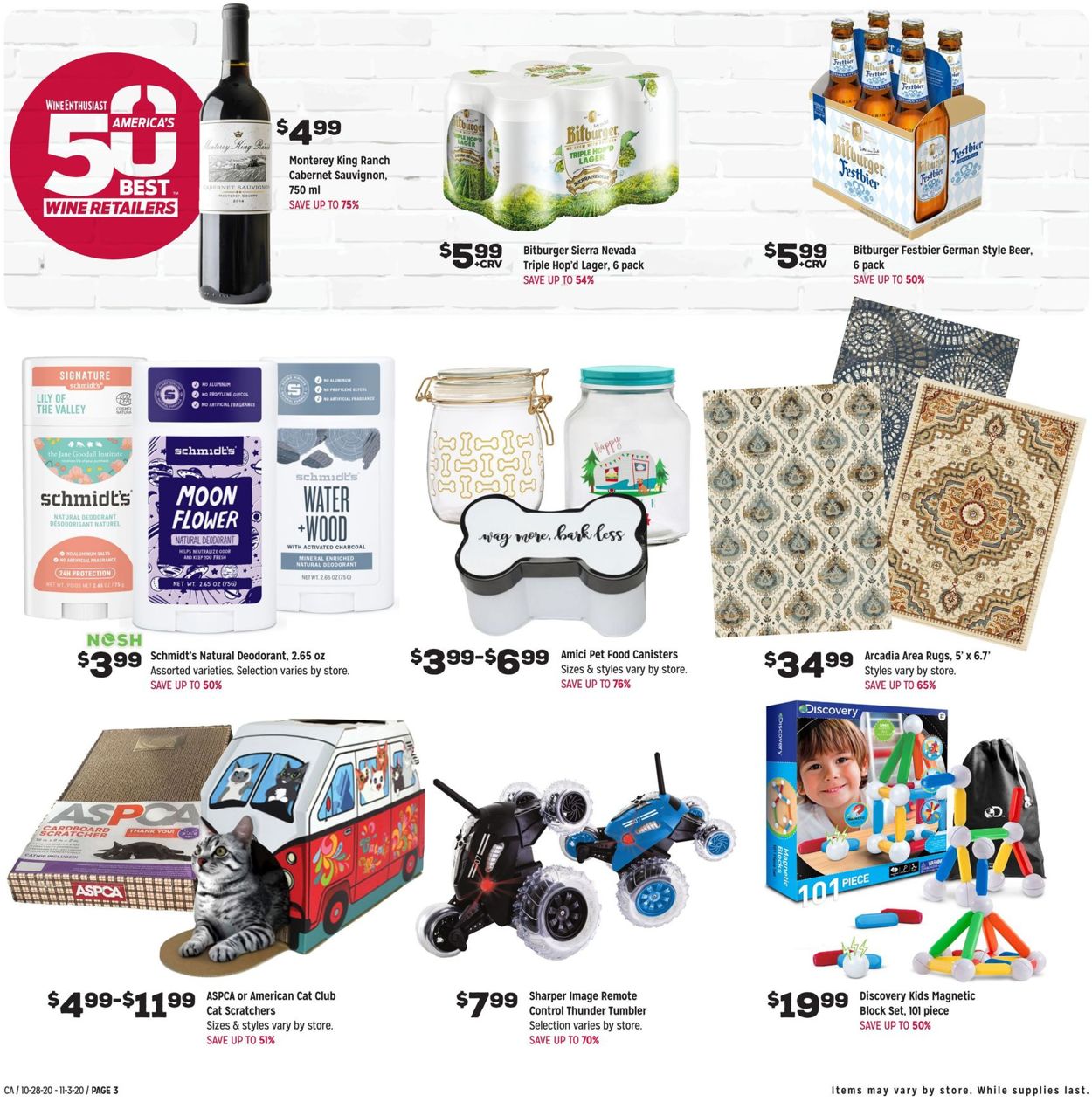 Grocery Outlet Weekly Ad Circular - valid 10/28-11/03/2020 (Page 3)