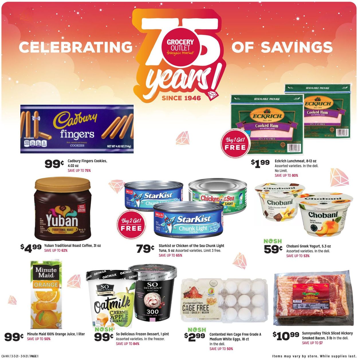 Grocery Outlet Weekly Ad Circular - valid 03/03-03/09/2021