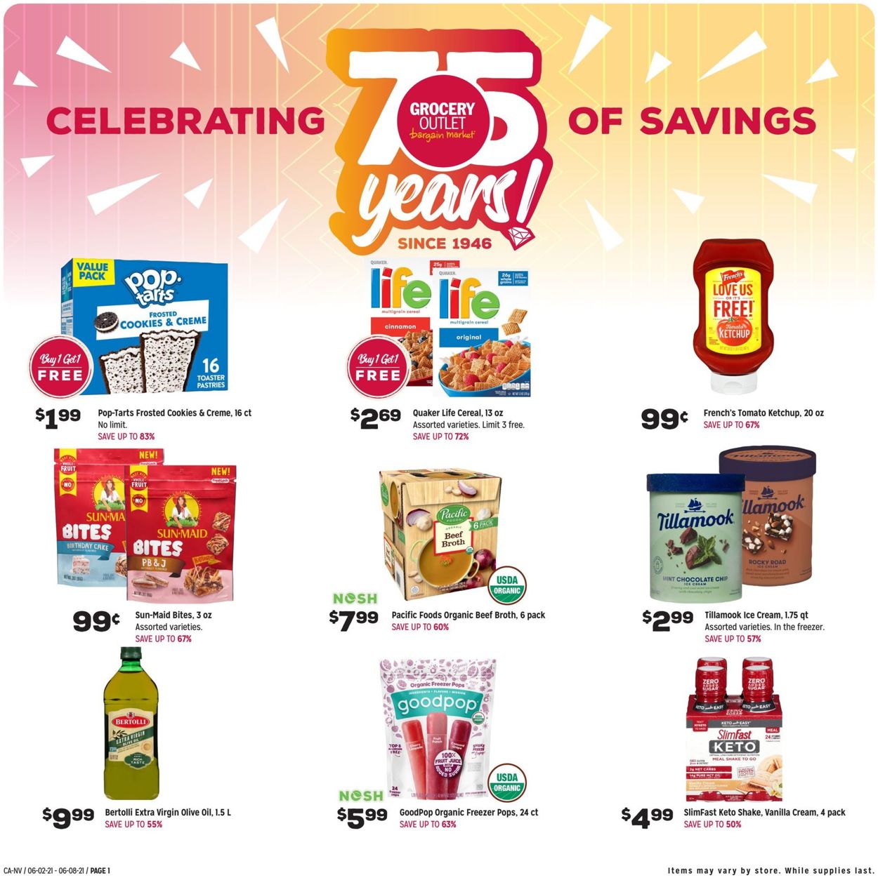 Grocery Outlet Weekly Ad Circular - valid 06/02-06/08/2021