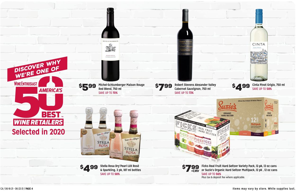 Grocery Outlet Weekly Ad Circular - valid 06/16-06/22/2021 (Page 4)
