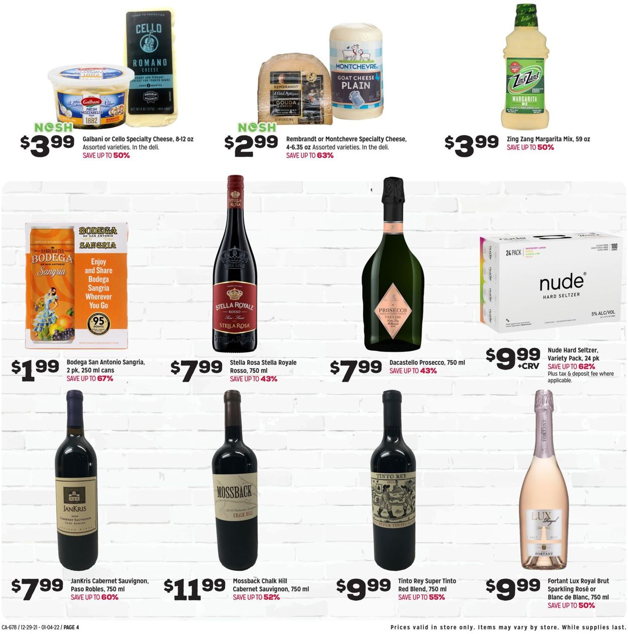 Grocery Outlet Weekly Ad Circular - valid 12/29-01/04/2022 (Page 4)