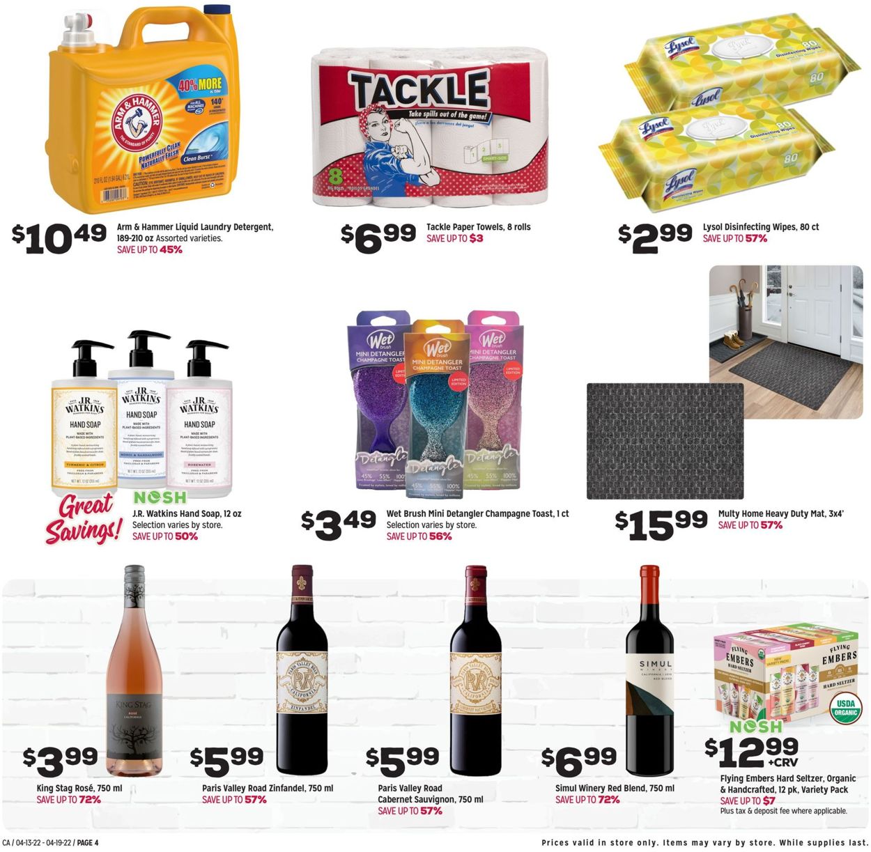 Grocery Outlet EASTER 2022 Weekly Ad Circular - valid 04/13-04/19/2022 (Page 5)
