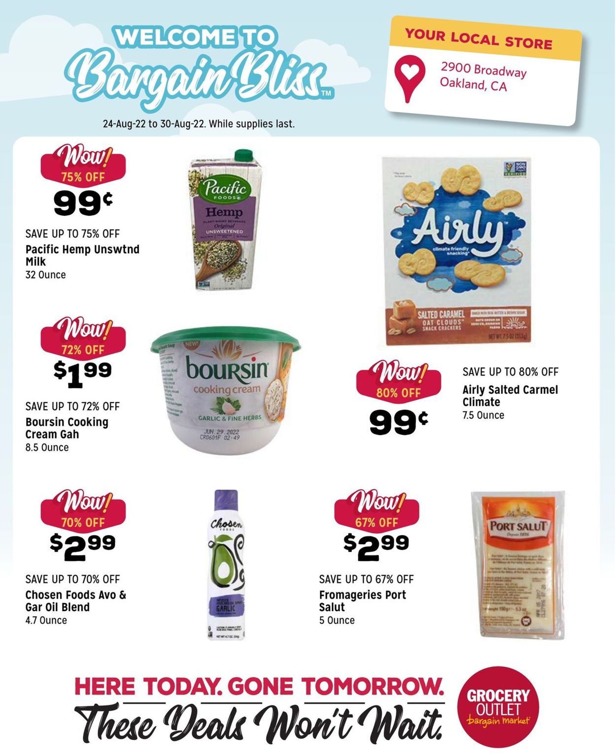 Grocery Outlet Weekly Ad Circular - valid 08/24-08/30/2022