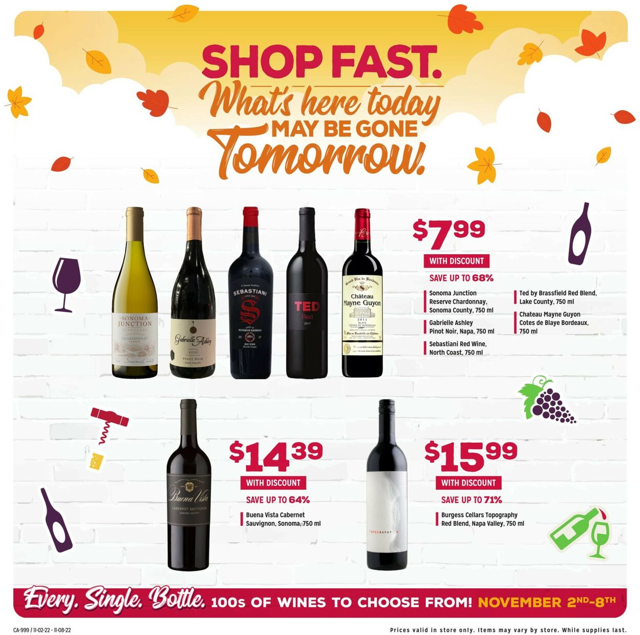Grocery Outlet Weekly Ad Circular - valid 11/02-11/08/2022 (Page 2)