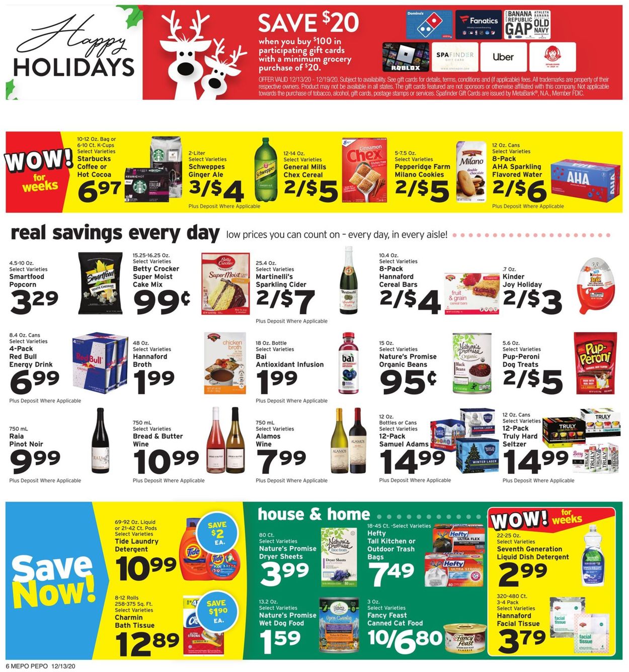 Hannaford Holiday Savings 2020 Weekly Ad Circular - valid 12/13-12/19/2020 (Page 6)