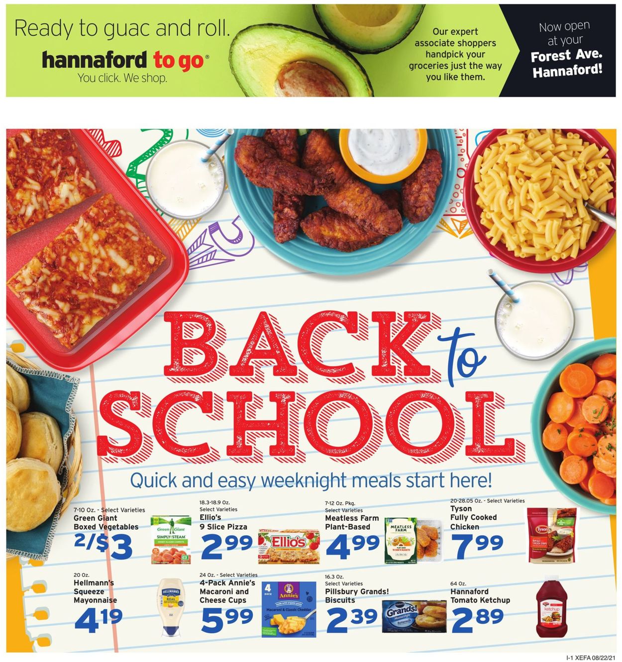 Hannaford Weekly Ad Circular - valid 08/22-08/28/2021 (Page 11)
