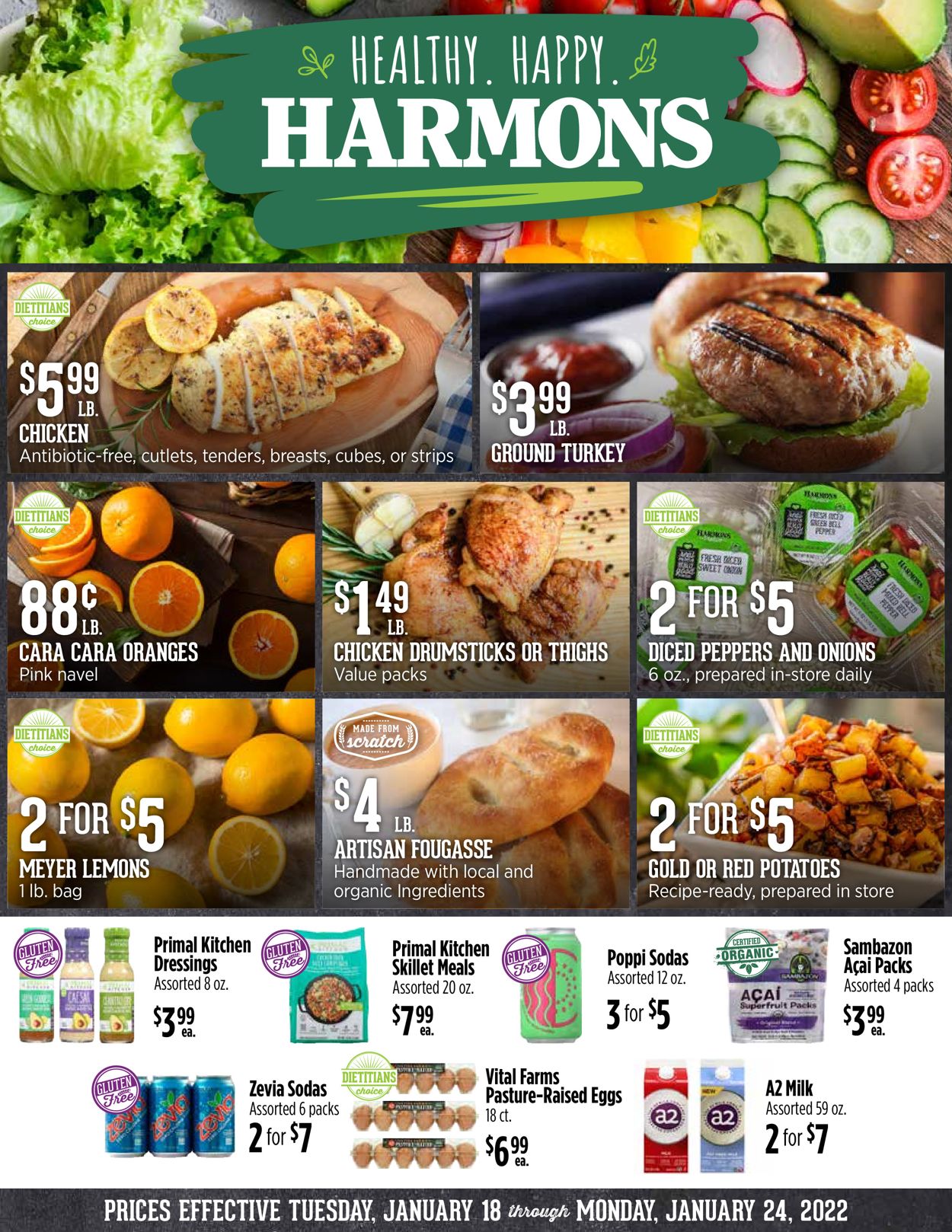 Harmons Weekly Ad Circular - valid 01/18-01/24/2022