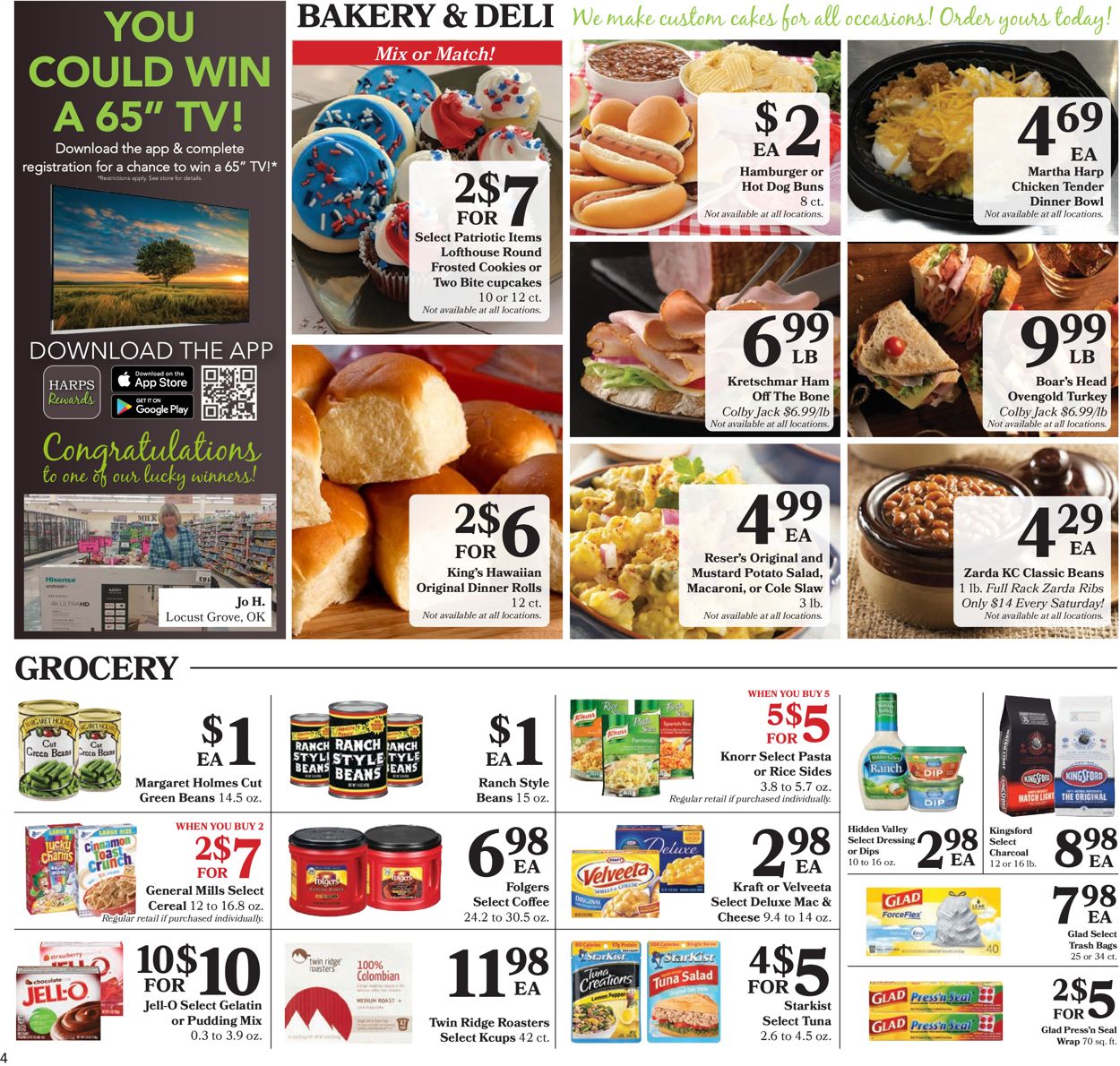 Harps Foods Weekly Ad Circular - valid 06/30-07/06/2021 (Page 4)