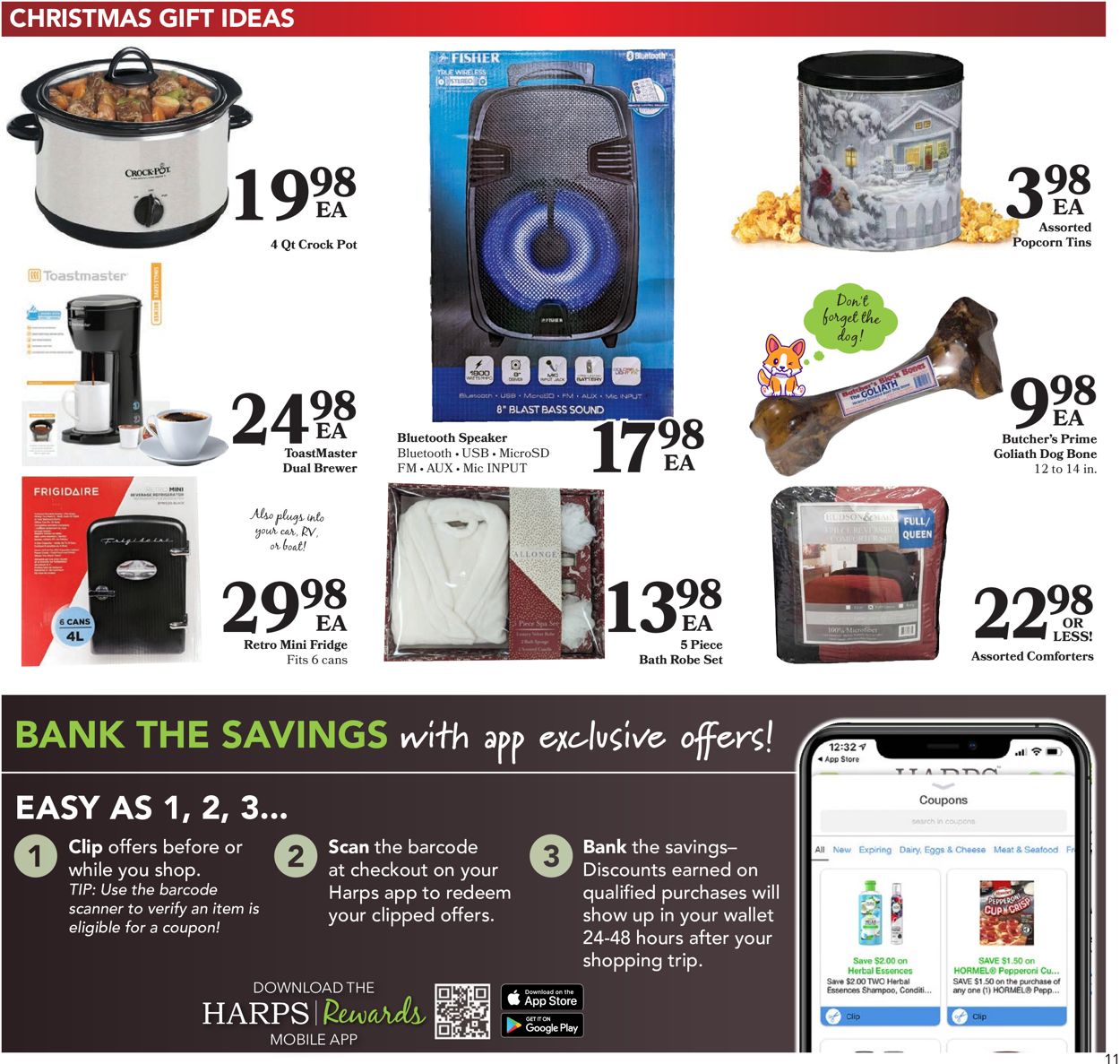 Harps Foods CHRISTMAS 2021 Weekly Ad Circular - valid 12/15-12/24/2021 (Page 11)