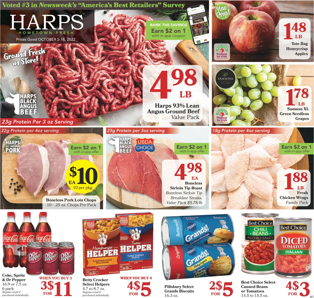 Harps Foods Weekly Ad Circular - valid 10/05-10/18/2022