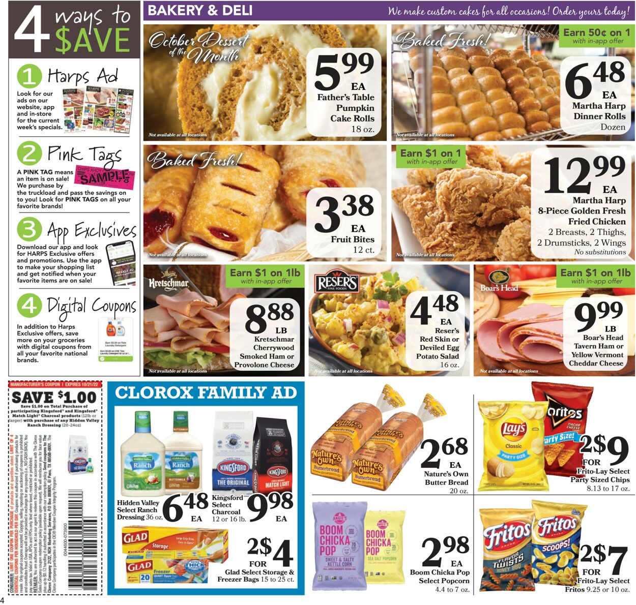 Harps Foods Weekly Ad Circular - valid 10/05-10/18/2022 (Page 4)