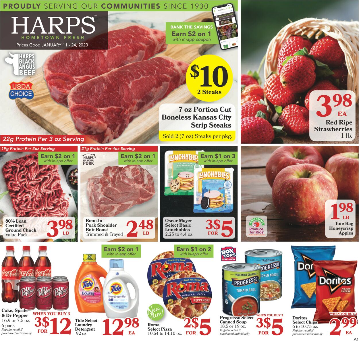 Harps Foods Weekly Ad Circular - valid 01/11-01/24/2023