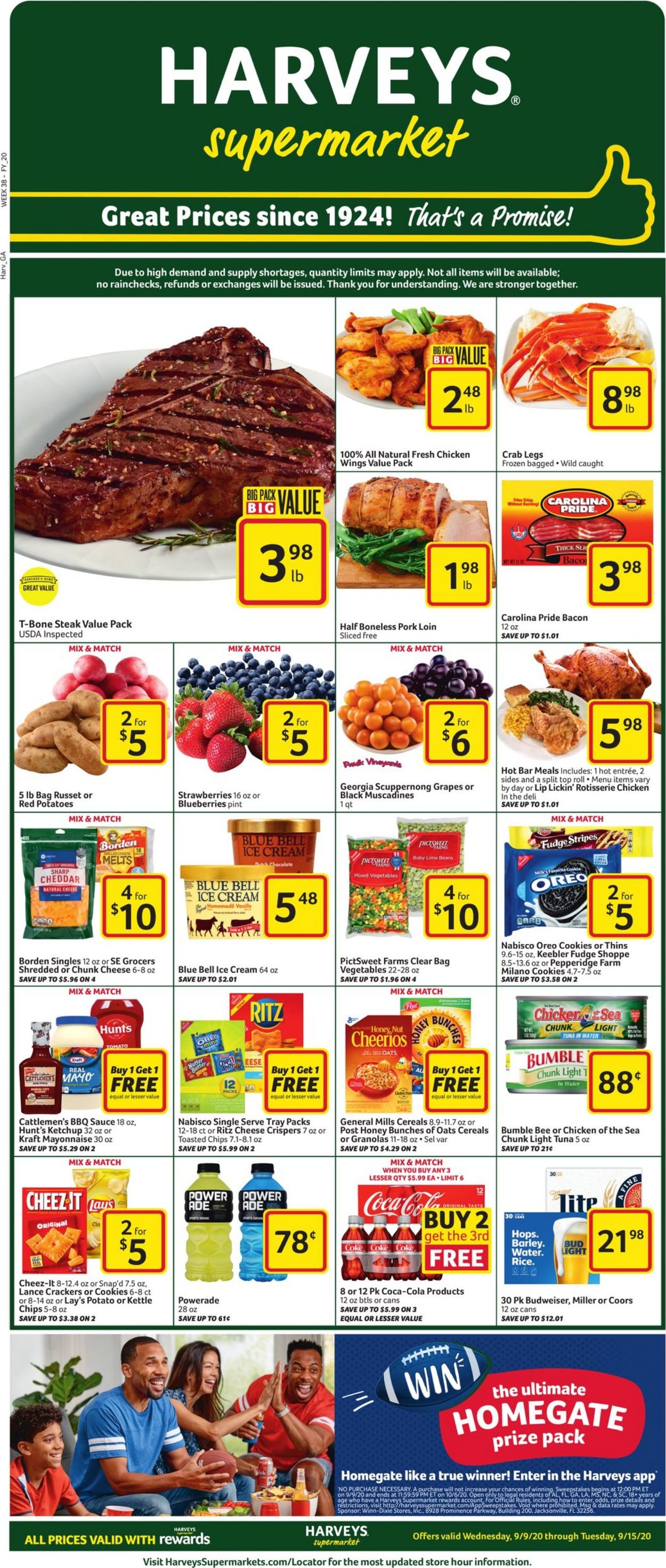 Harveys Supermarket Weekly Ad Circular - valid 09/09-09/15/2020 (Page 3)