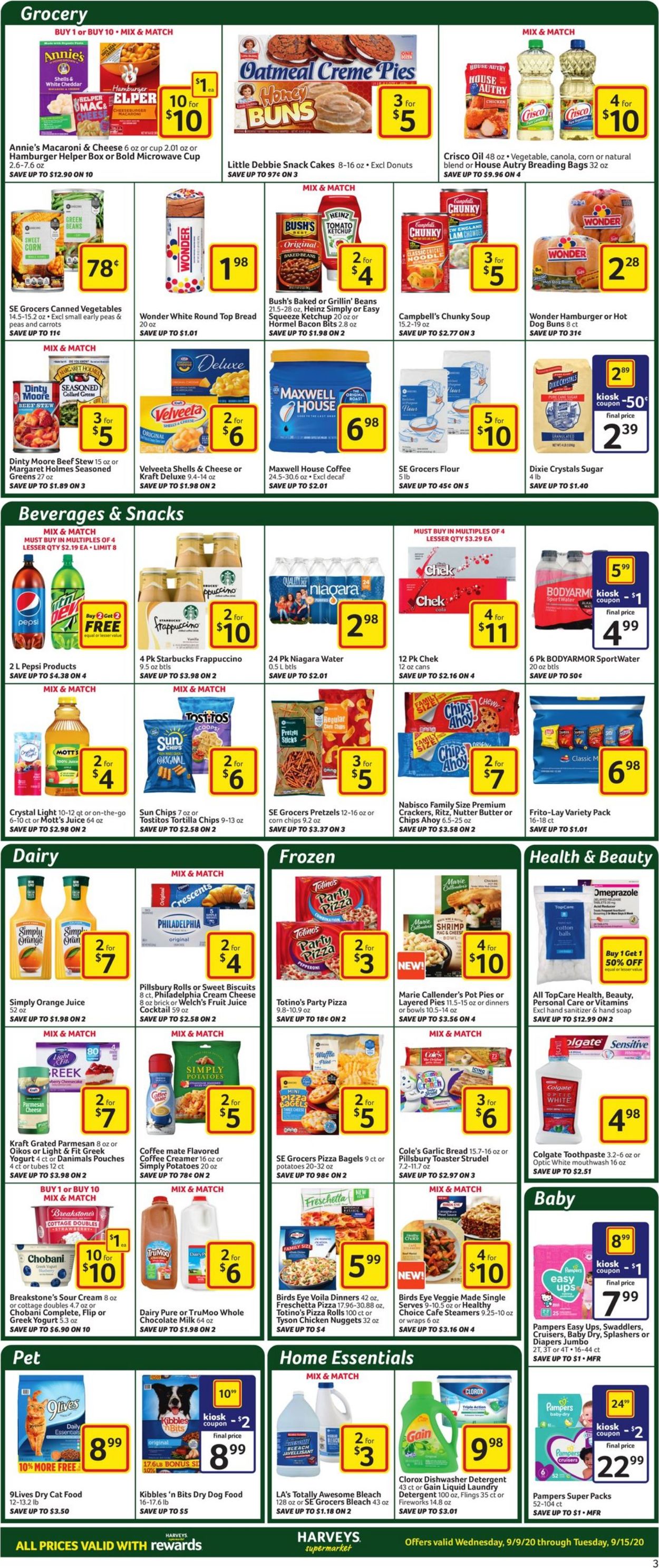 Harveys Supermarket Weekly Ad Circular - valid 09/09-09/15/2020 (Page 6)