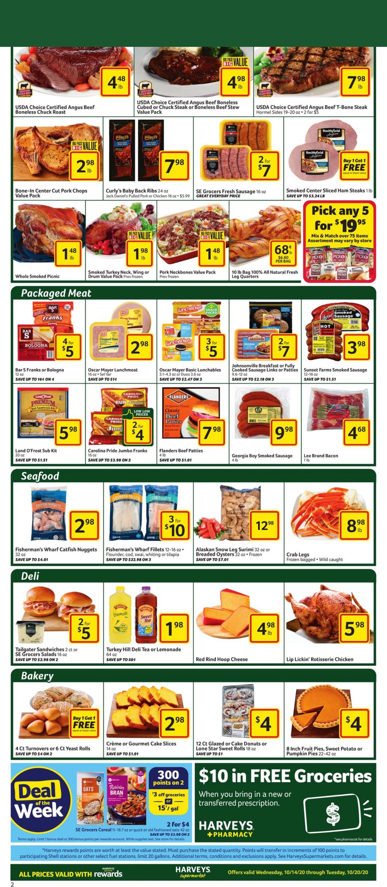 Harveys Supermarket Weekly Ad Circular - valid 10/14-10/20/2020 (Page 3)