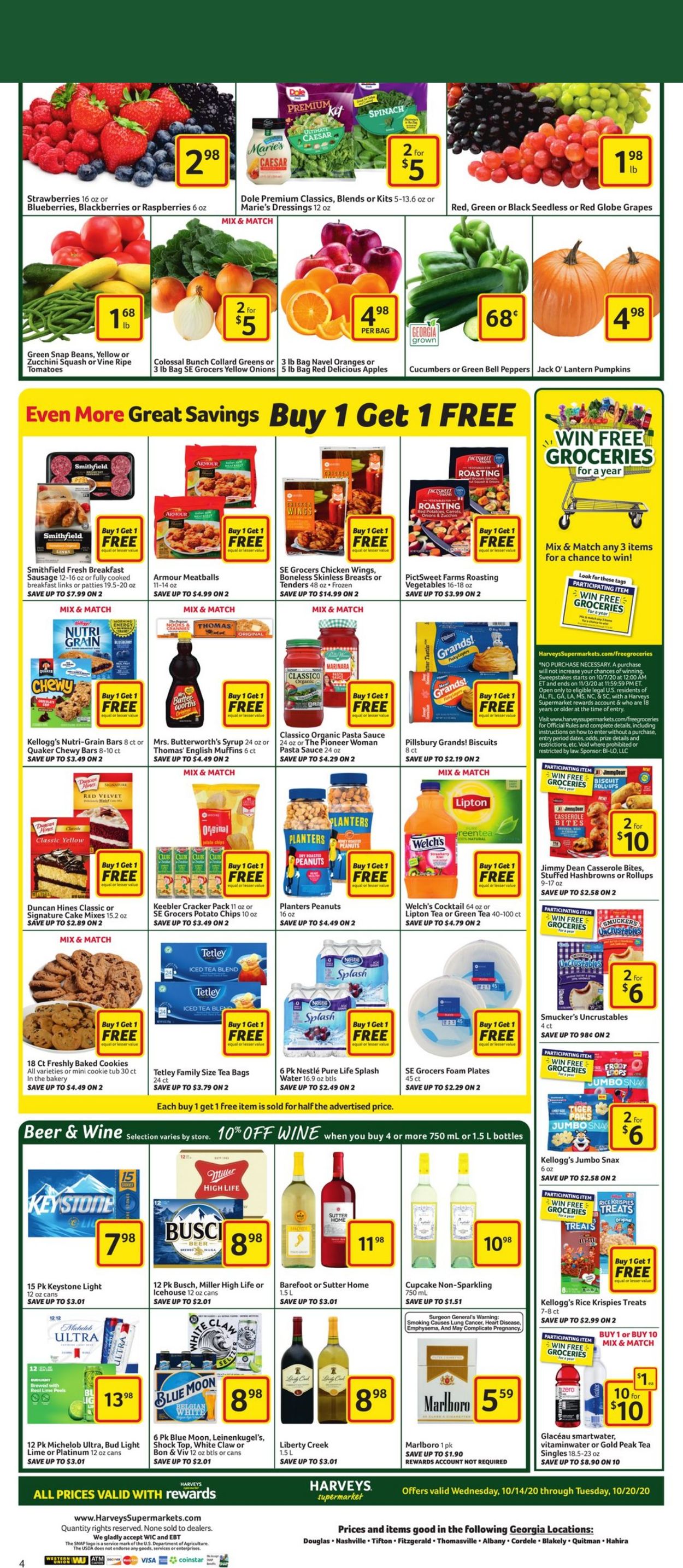 Harveys Supermarket Weekly Ad Circular - valid 10/14-10/20/2020 (Page 5)