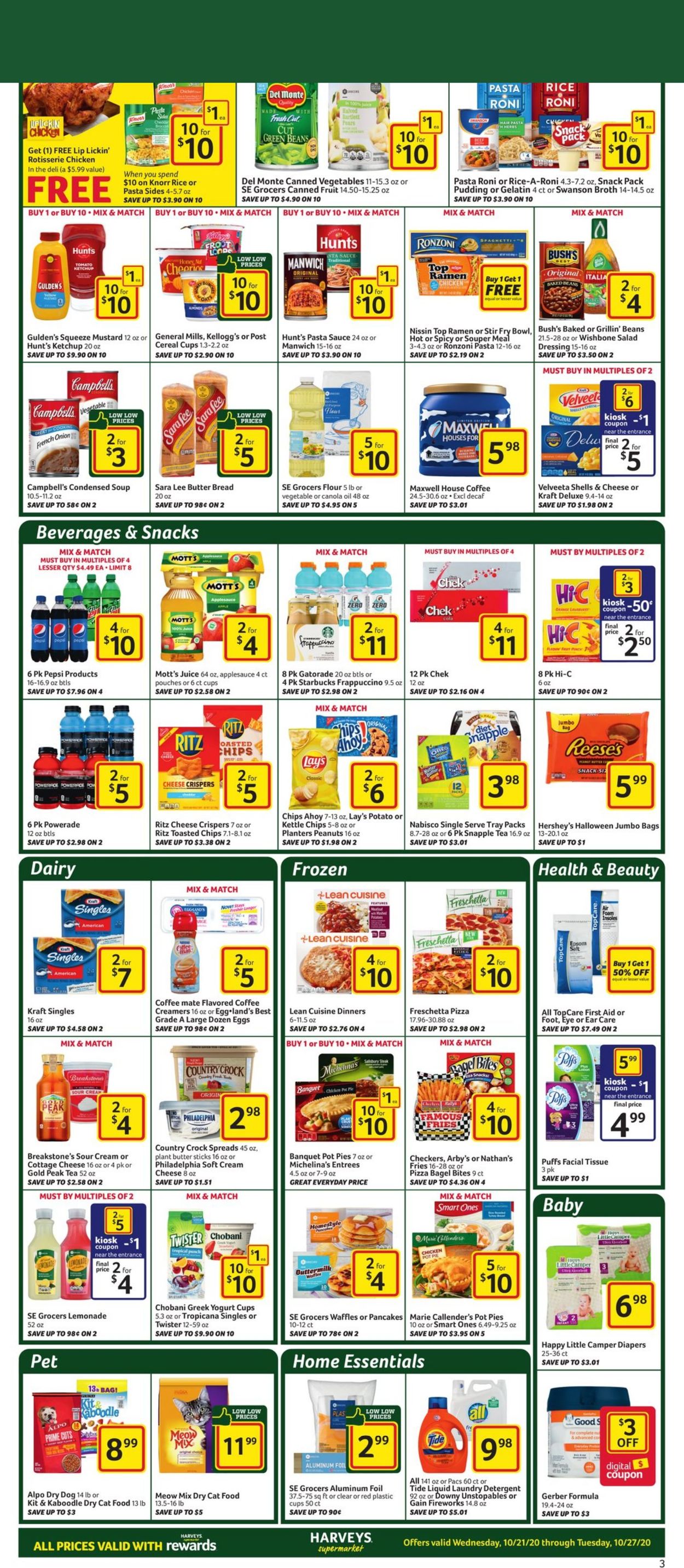 Harveys Supermarket Weekly Ad Circular - valid 10/21-10/27/2020 (Page 5)