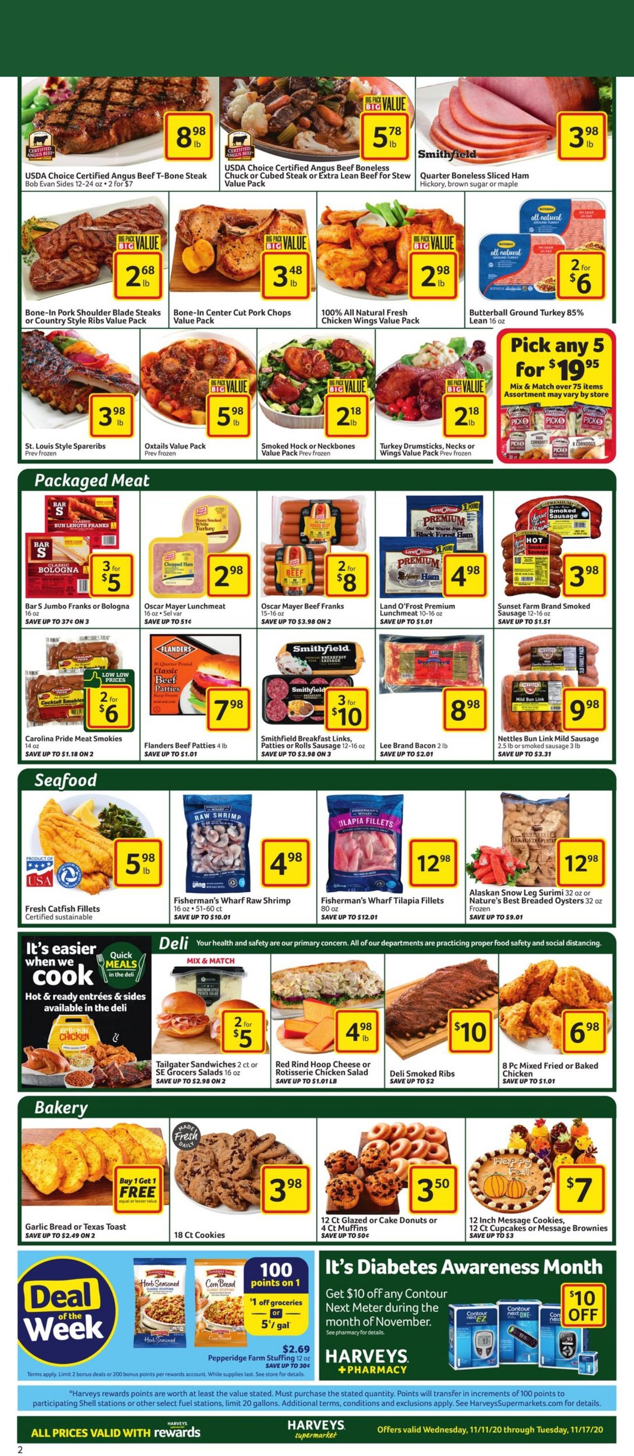 Harveys Supermarket Weekly Ad Circular - valid 11/11-11/17/2020 (Page 3)