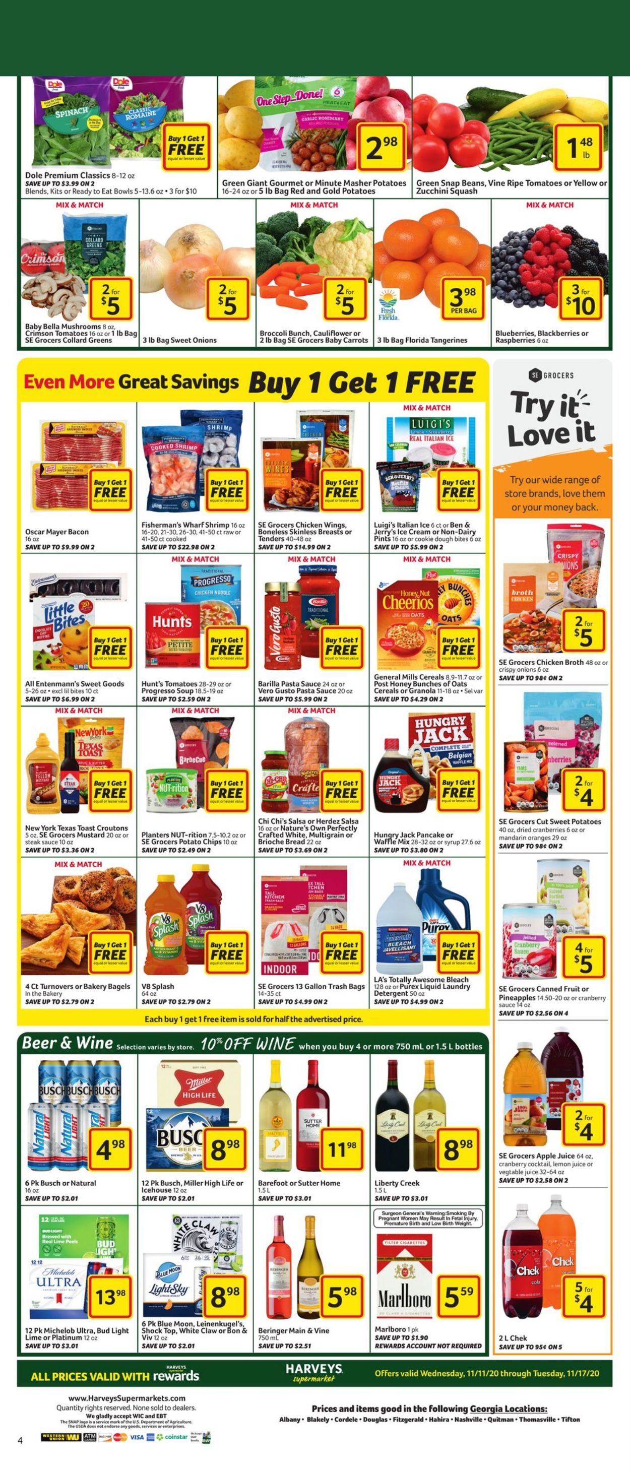 Harveys Supermarket Weekly Ad Circular - valid 11/11-11/17/2020 (Page 7)