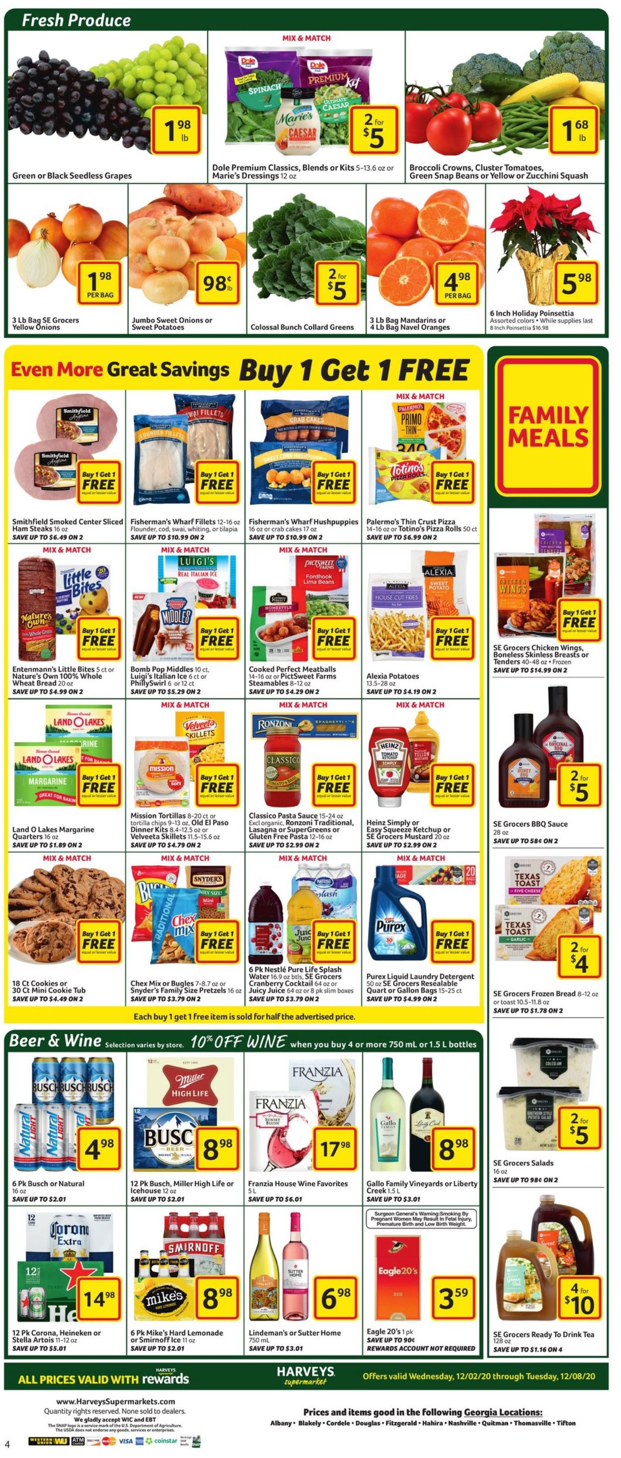 Harveys Supermarket Weekly Ad Circular - valid 12/02-12/08/2020 (Page 5)