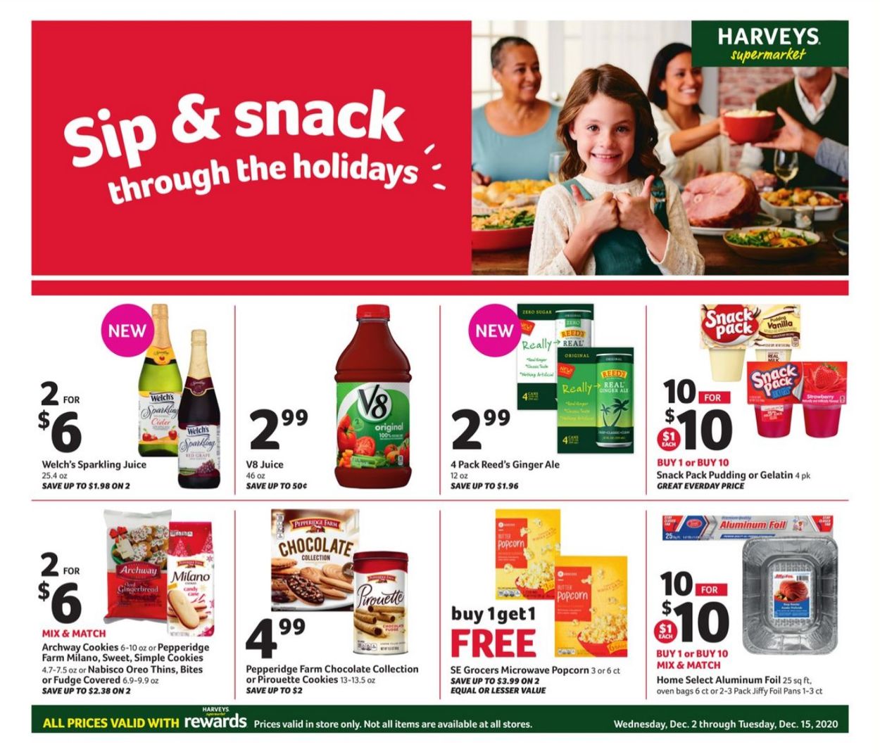 Harveys Supermarket Weekly Ad Circular - valid 12/02-12/15/2020 (Page 4)