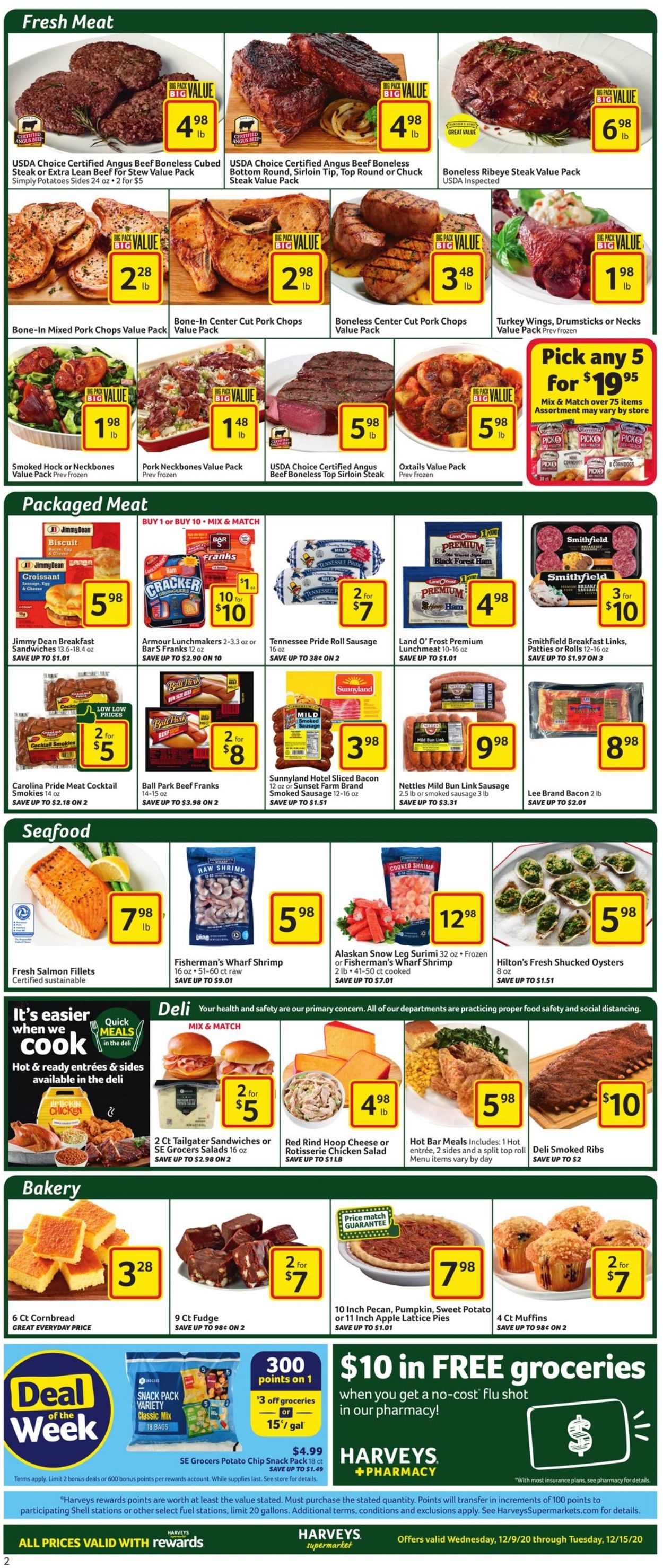 Harveys Supermarket Weekly Ad Circular - valid 12/09-12/15/2020 (Page 3)