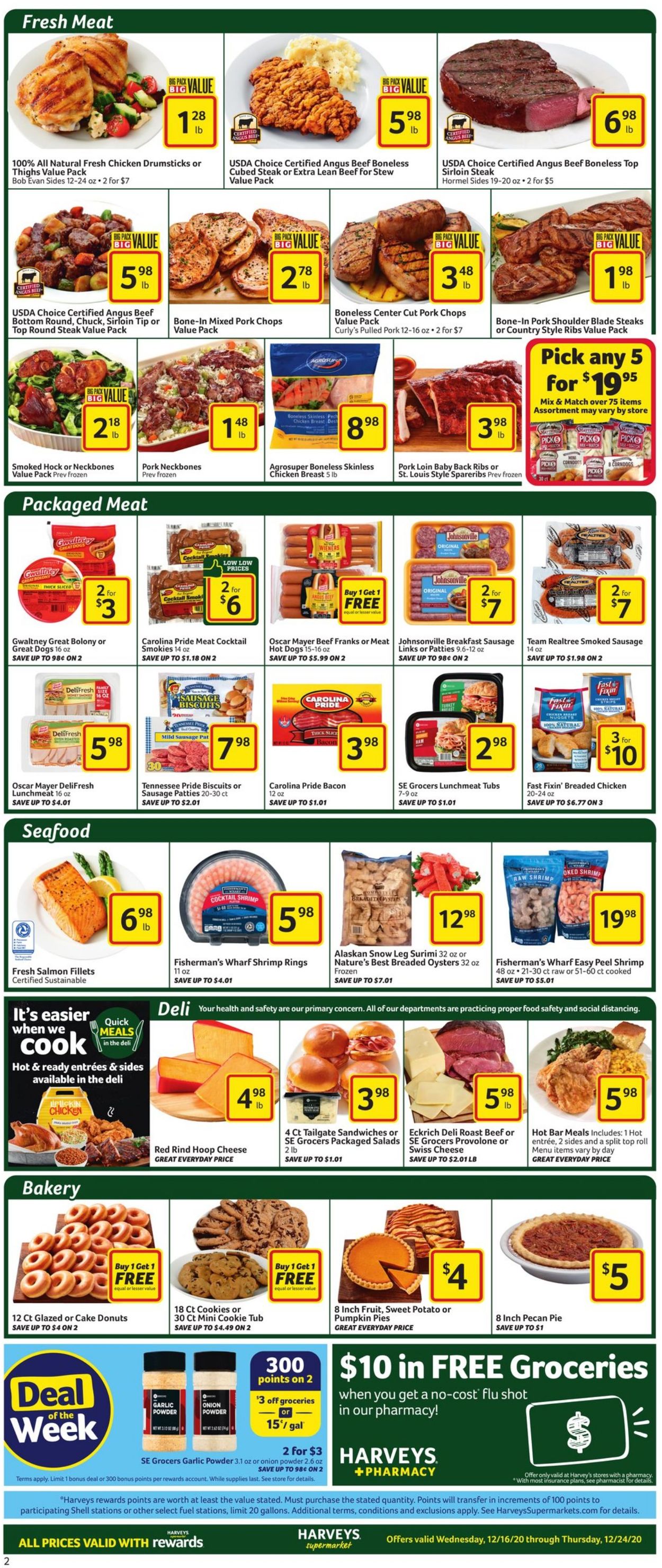 Harveys Supermarket Weekly Ad Circular - valid 12/16-12/24/2020 (Page 3)