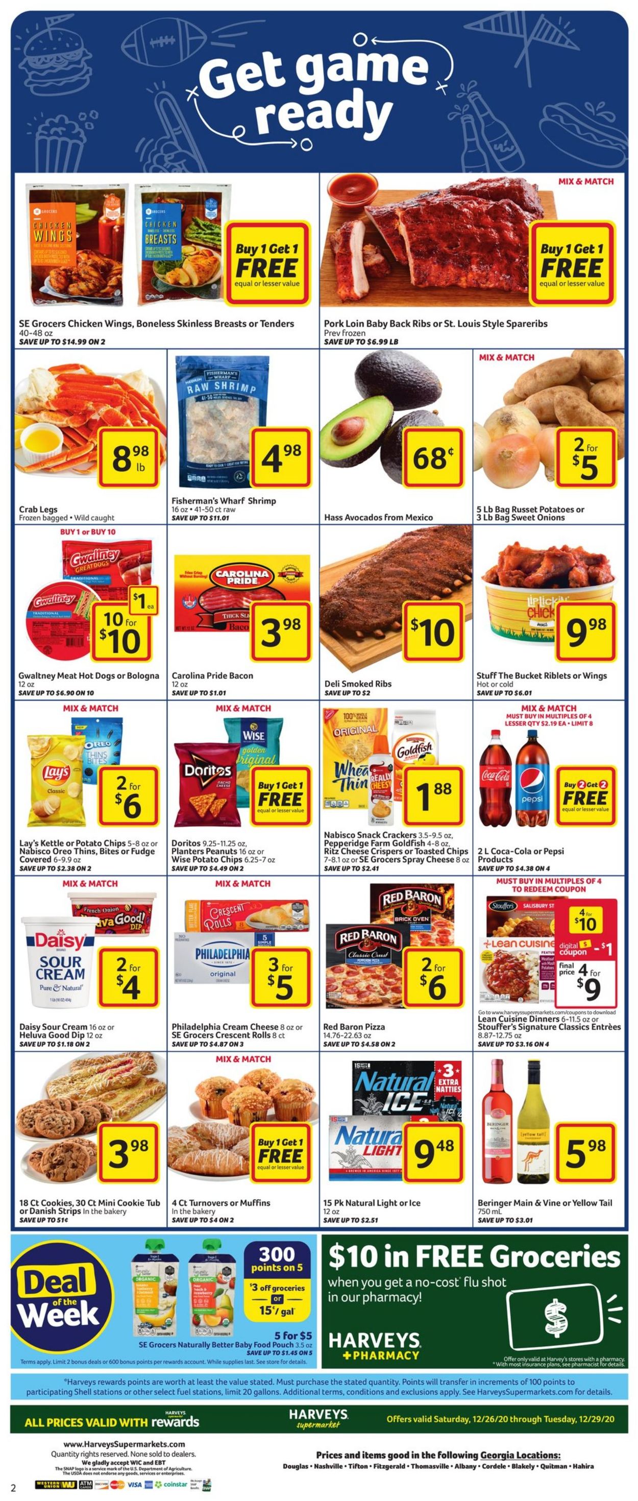 Harveys Supermarket Weekly Ad Circular - valid 12/26-12/29/2020 (Page 2)