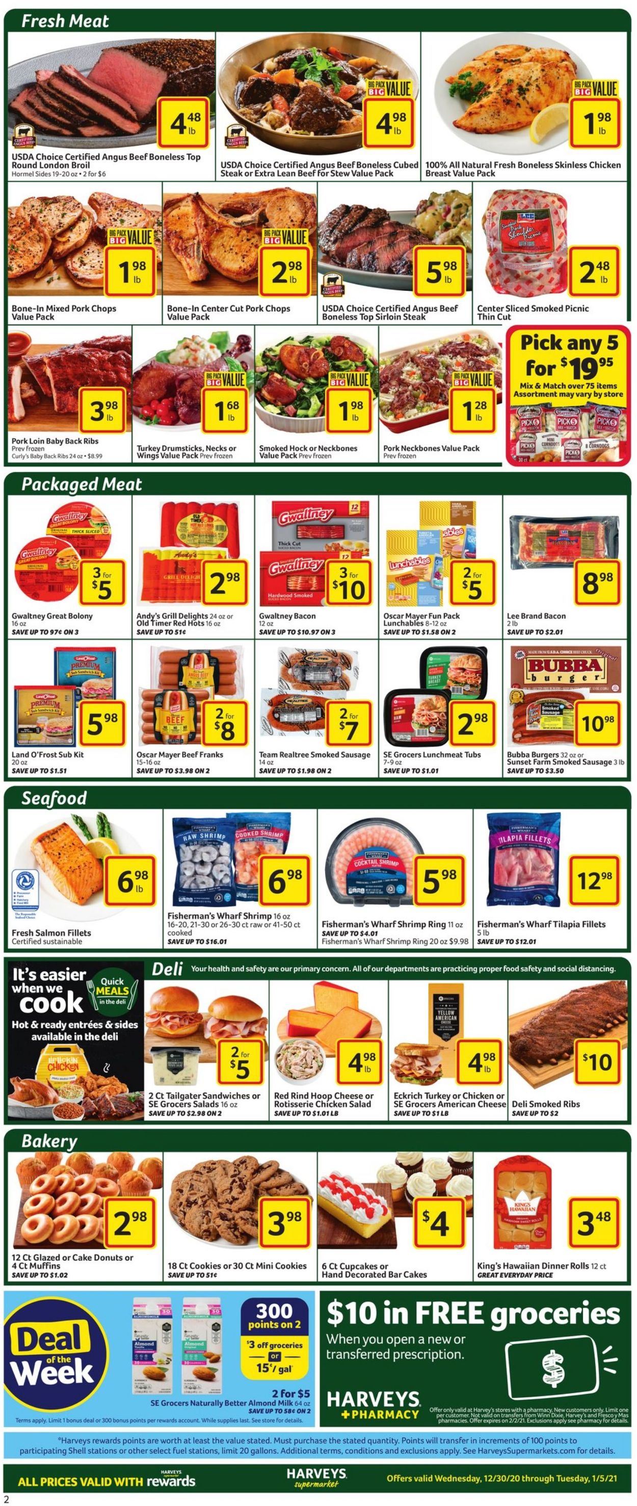 Harveys Supermarket Weekly Ad Circular - valid 12/30-01/05/2021 (Page 3)
