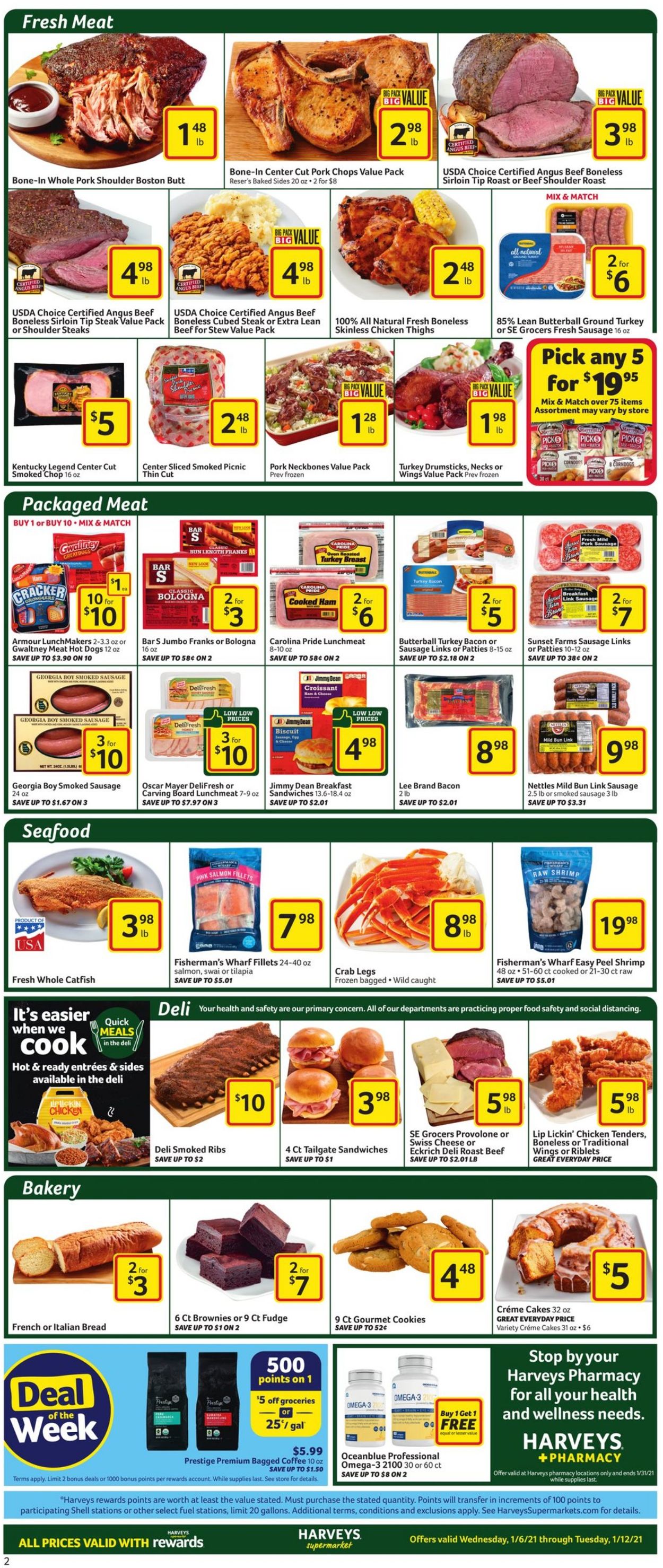 Harveys Supermarket Weekly Ad Circular - valid 01/06-01/12/2021 (Page 3)