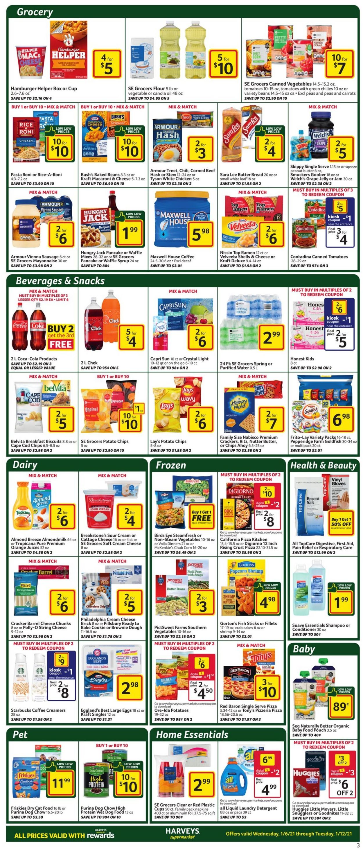 Harveys Supermarket Weekly Ad Circular - valid 01/06-01/12/2021 (Page 4)