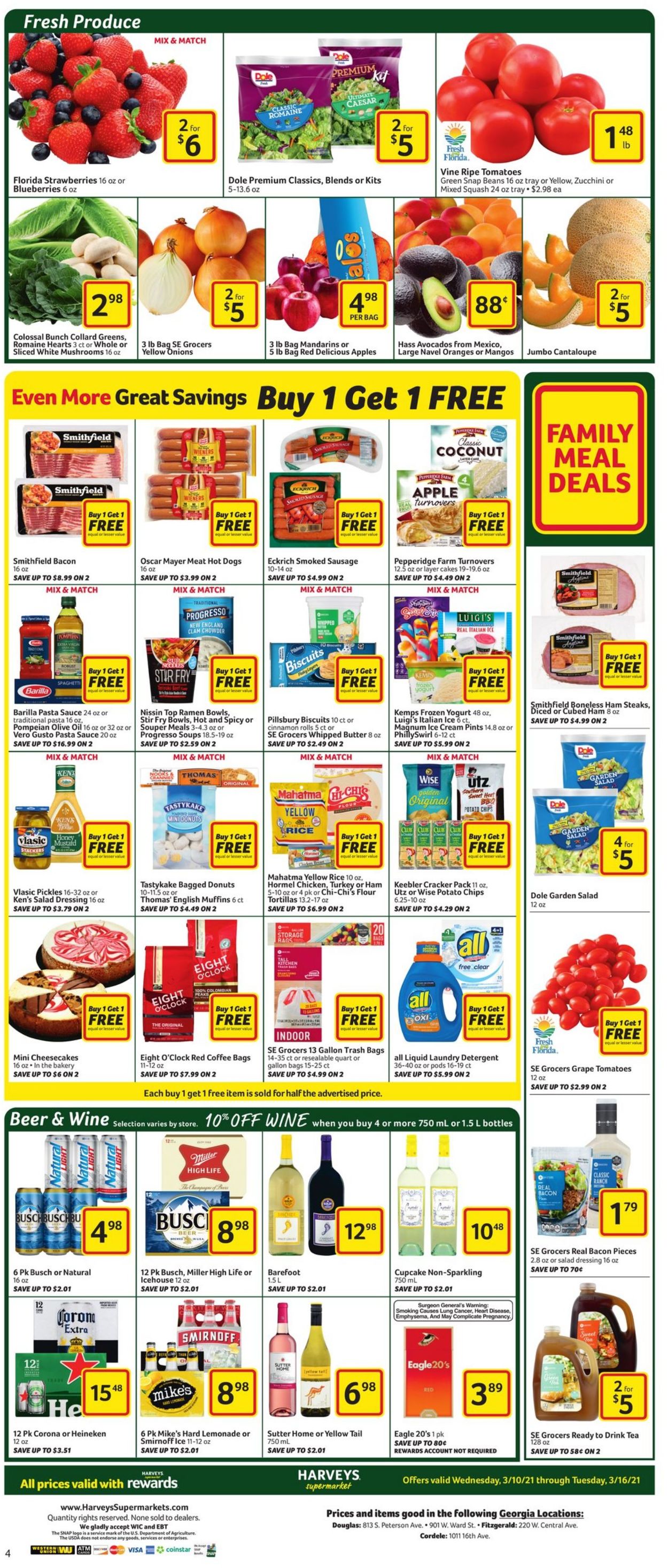 Harveys Supermarket Weekly Ad Circular - valid 03/10-03/16/2021 (Page 6)