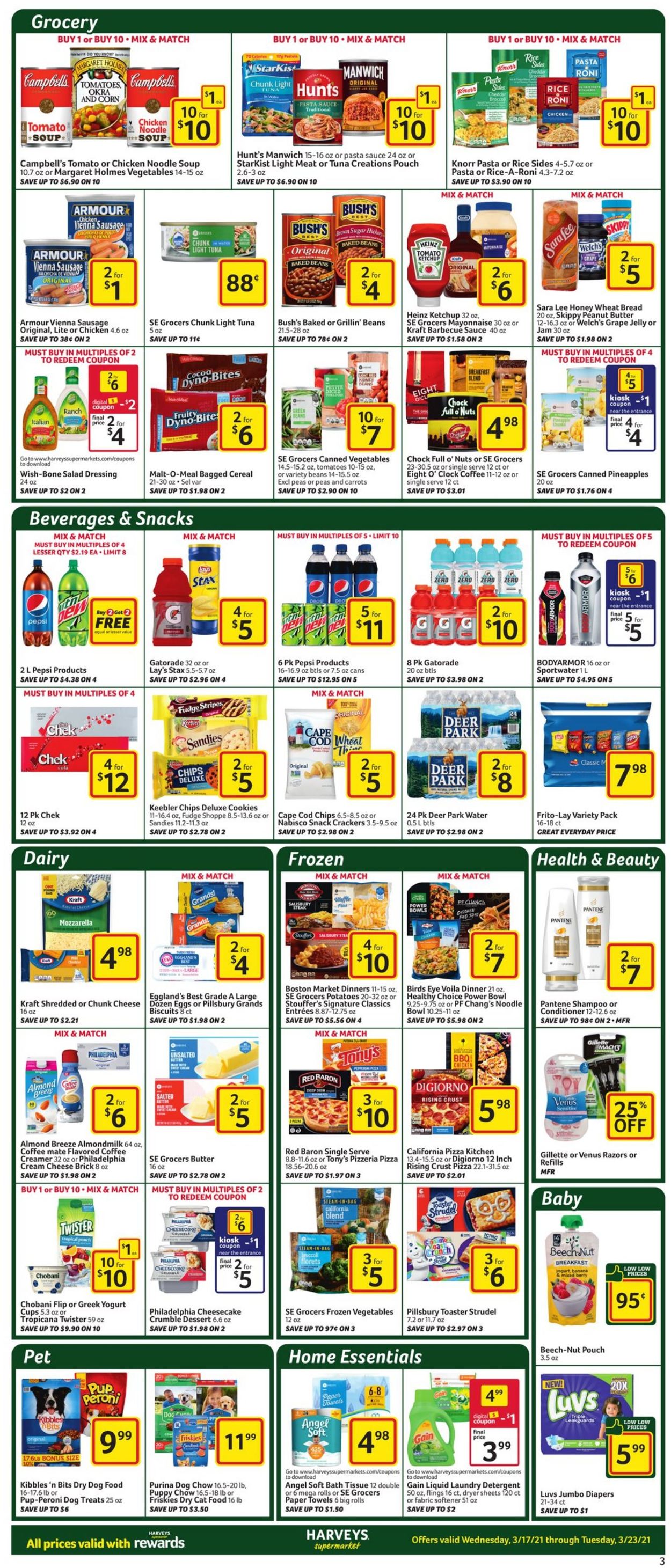 Harveys Supermarket Weekly Ad Circular - valid 03/17-03/23/2021 (Page 4)
