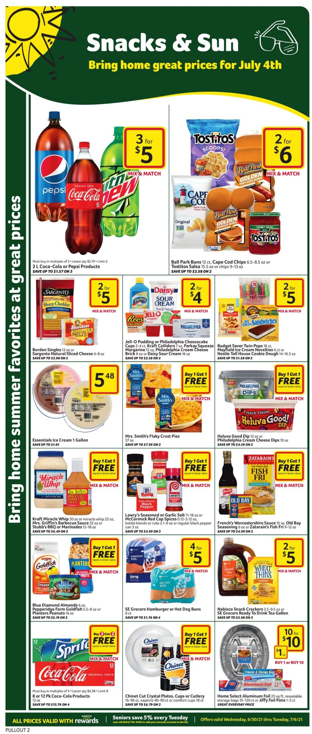 Harveys Supermarket Weekly Ad Circular - valid 06/30-07/06/2021 (Page 6)