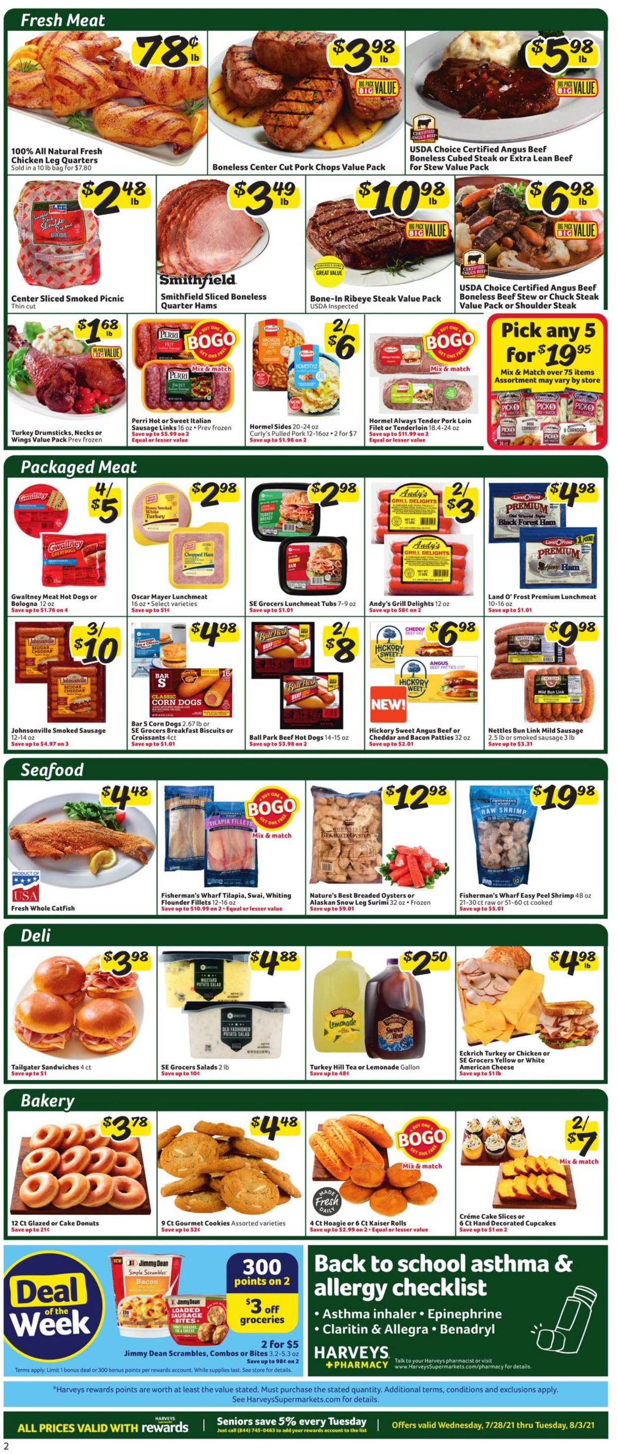 Harveys Supermarket Weekly Ad Circular - valid 07/28-08/03/2021 (Page 3)