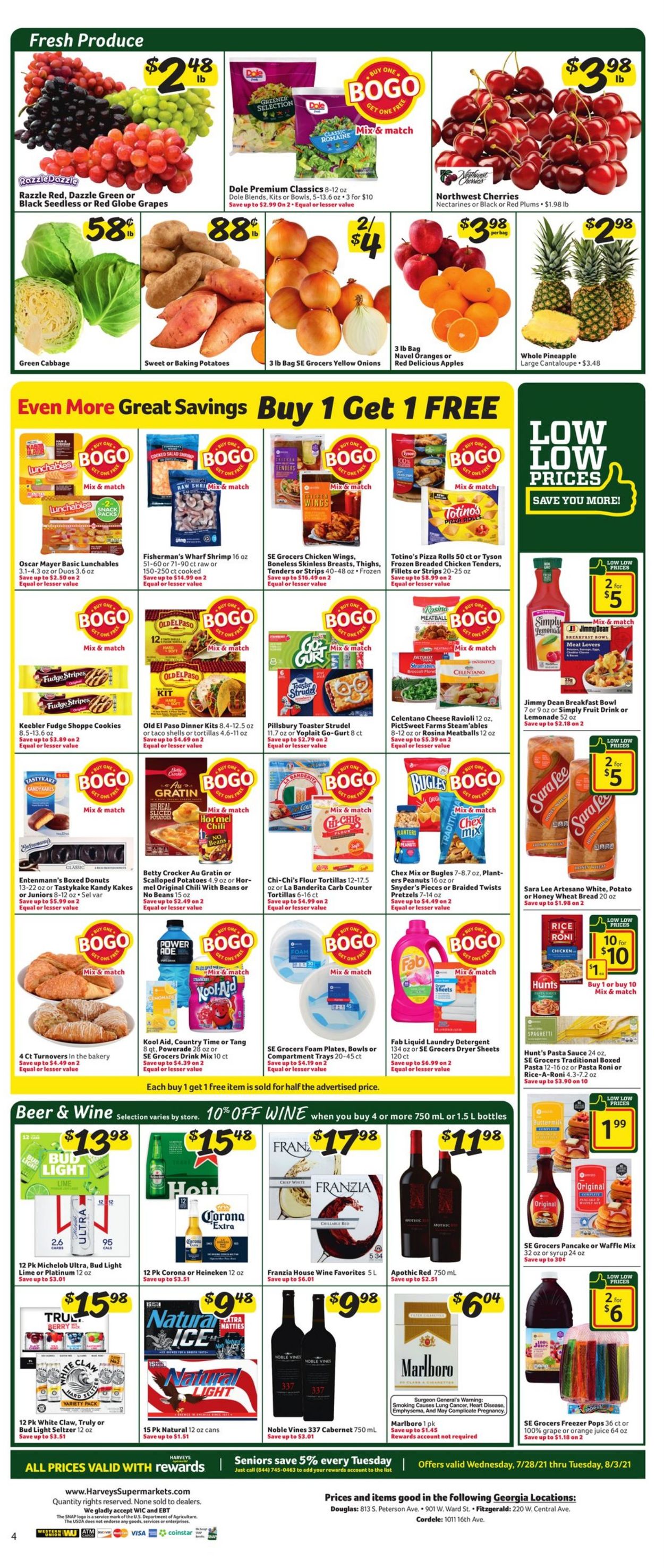 Harveys Supermarket Weekly Ad Circular - valid 07/28-08/03/2021 (Page 6)