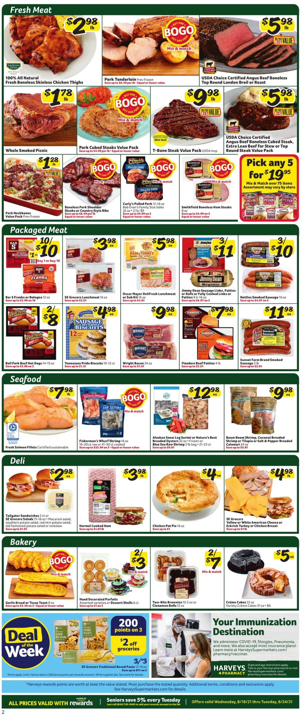Harveys Supermarket Weekly Ad Circular - valid 08/18-08/24/2021 (Page 3)