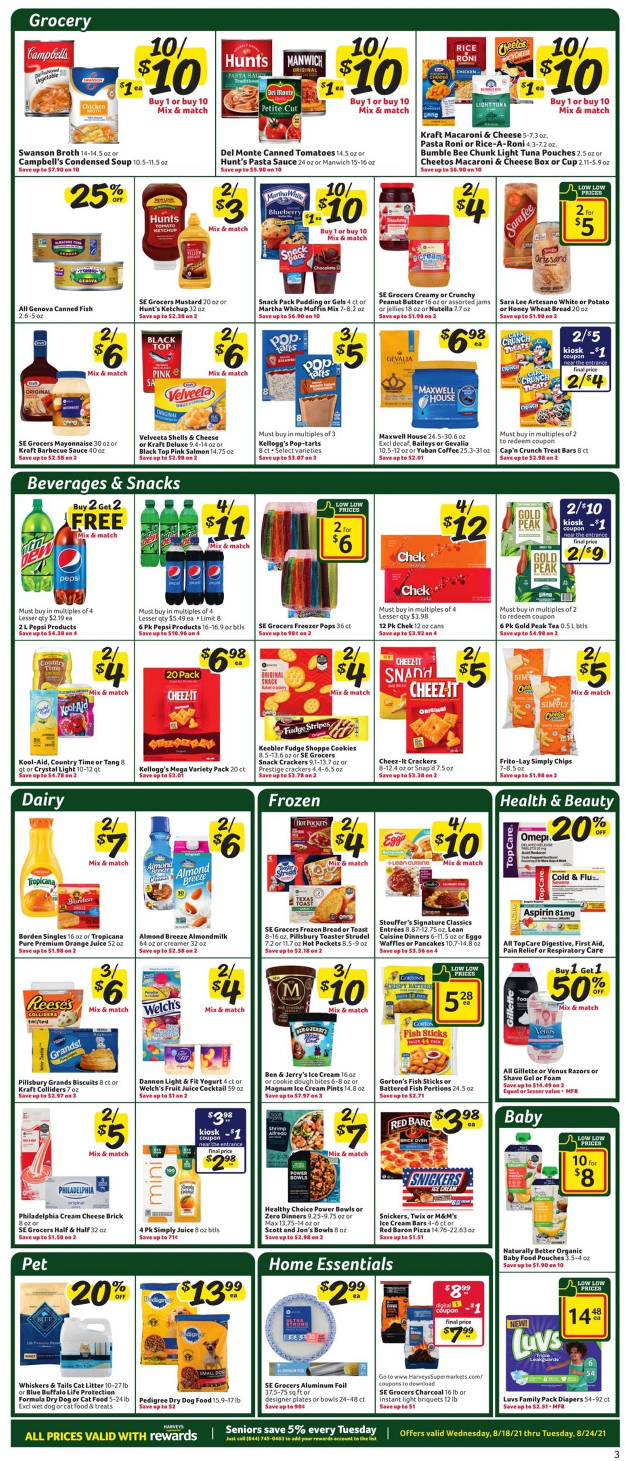 Harveys Supermarket Weekly Ad Circular - valid 08/18-08/24/2021 (Page 4)