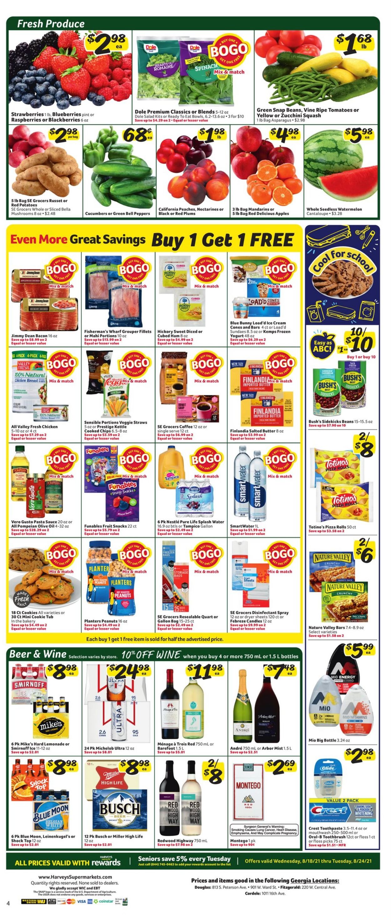 Harveys Supermarket Weekly Ad Circular - valid 08/18-08/24/2021 (Page 6)