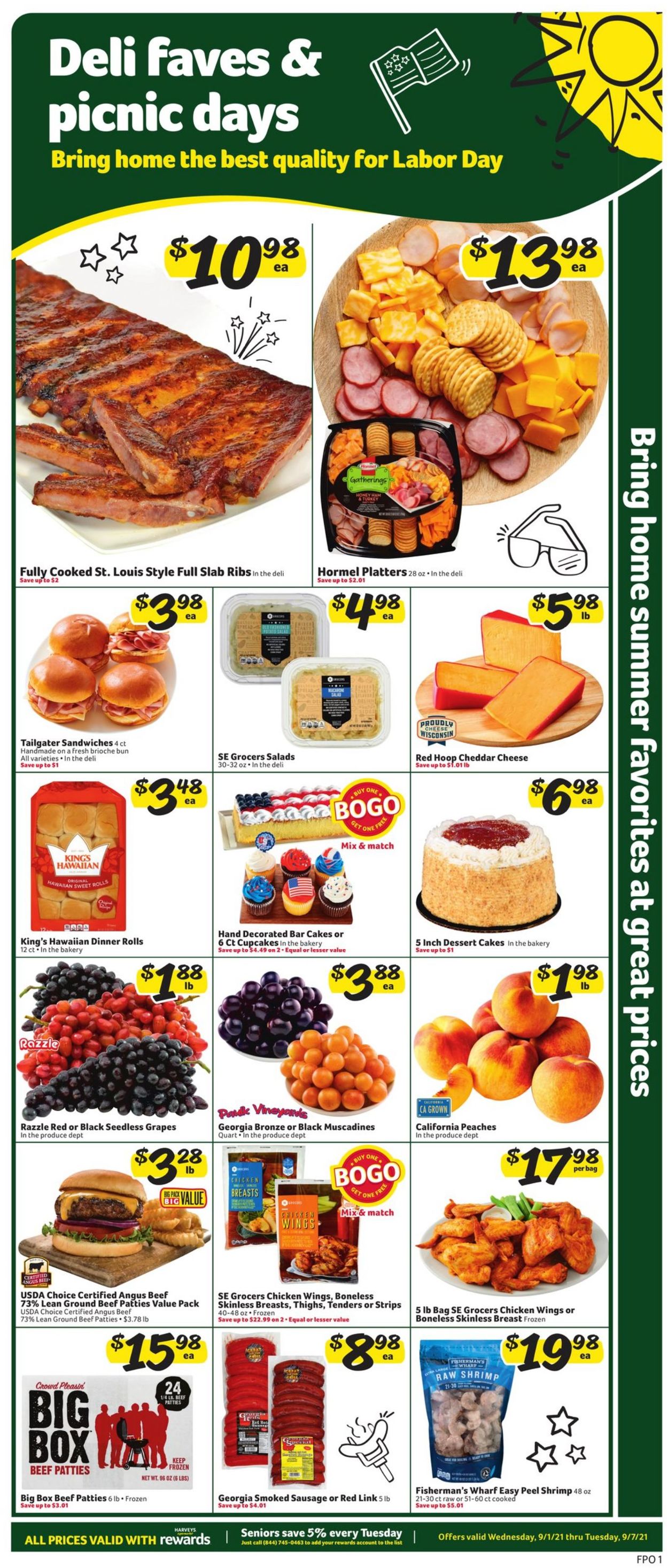 Harveys Supermarket Weekly Ad Circular - valid 09/01-09/07/2021 (Page 4)