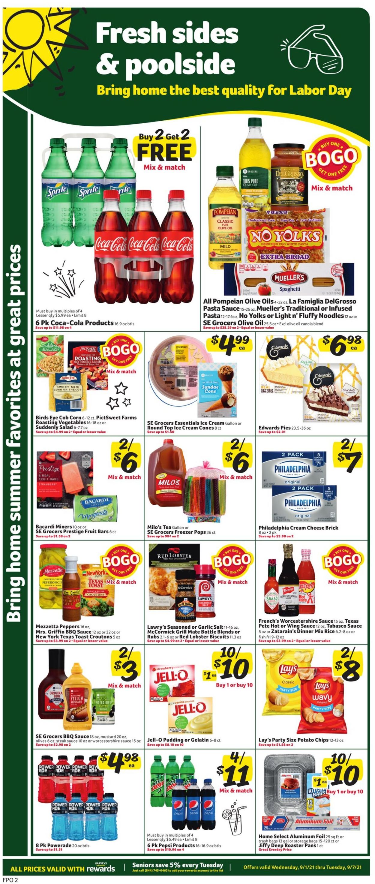 Harveys Supermarket Weekly Ad Circular - valid 09/01-09/07/2021 (Page 5)