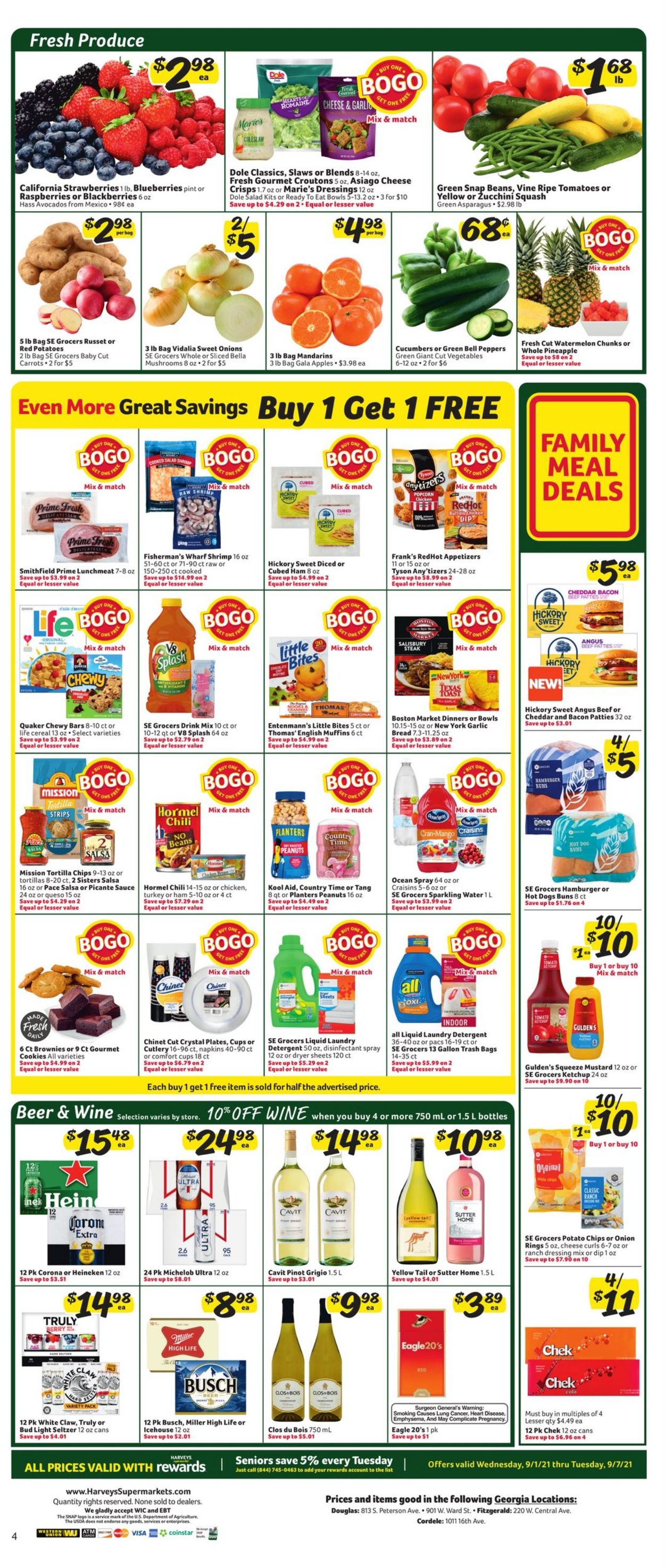 Harveys Supermarket Weekly Ad Circular - valid 09/01-09/07/2021 (Page 8)