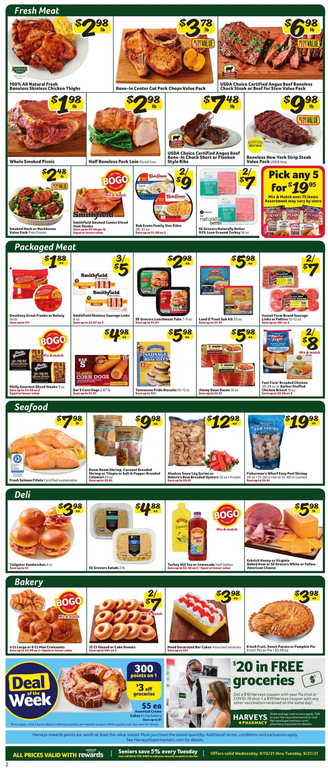 Harveys Supermarket Weekly Ad Circular - valid 09/15-09/21/2021 (Page 4)