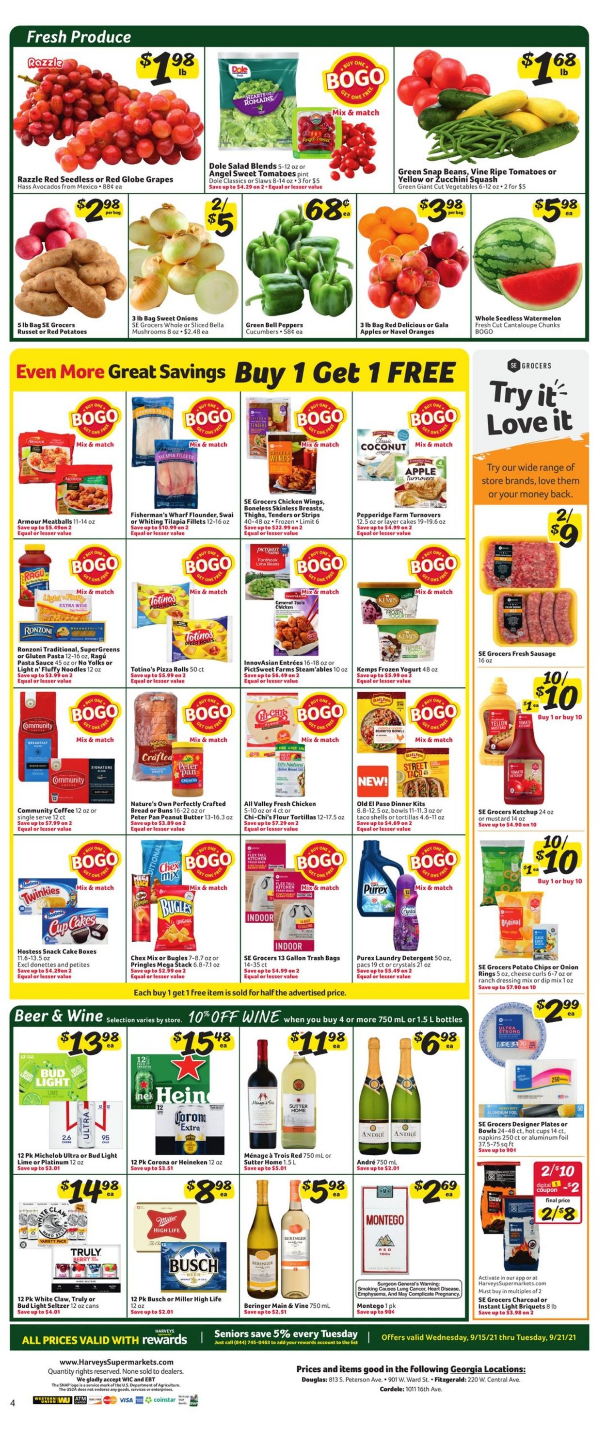 Harveys Supermarket Weekly Ad Circular - valid 09/15-09/21/2021 (Page 6)