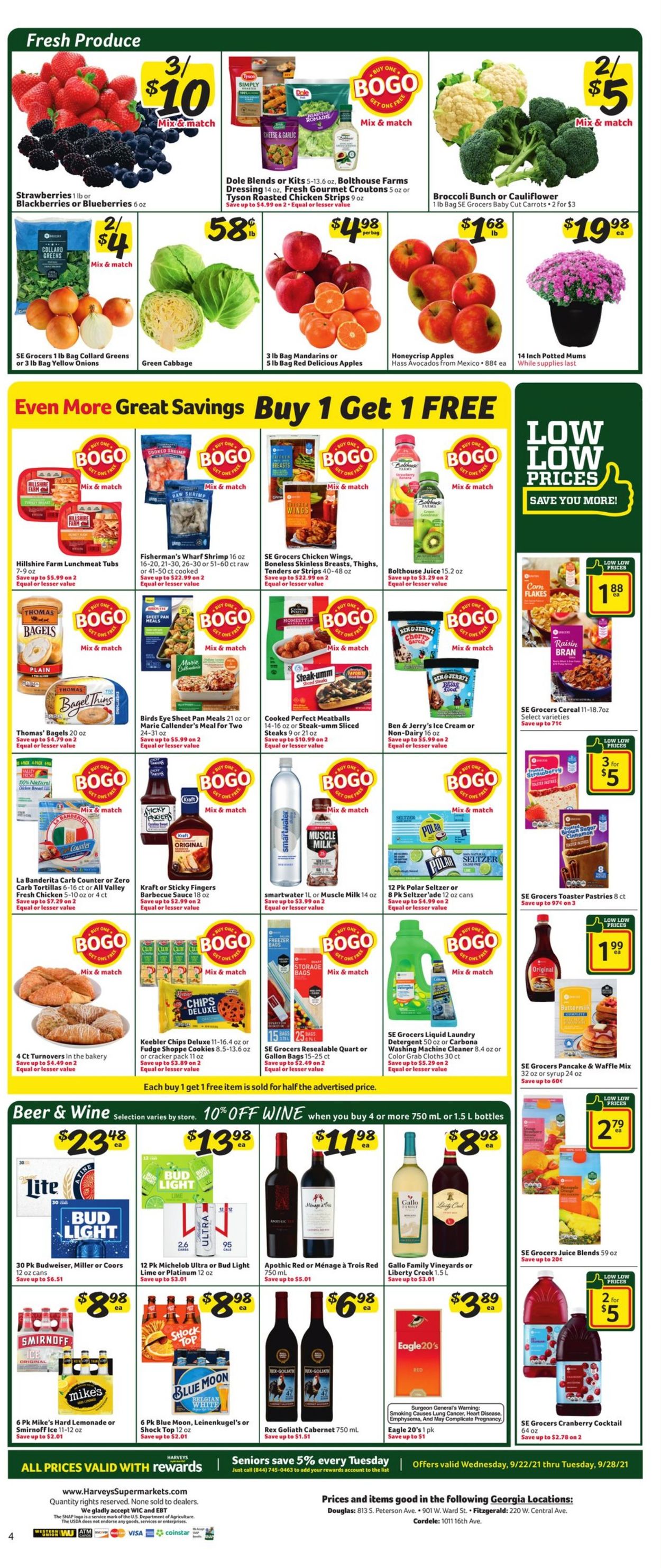 Harveys Supermarket Weekly Ad Circular - valid 09/22-09/28/2021 (Page 7)
