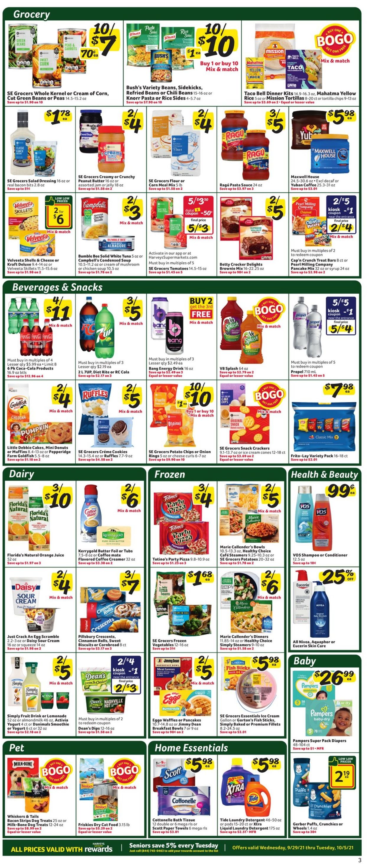 Harveys Supermarket Weekly Ad Circular - valid 09/29-10/05/2021 (Page 5)